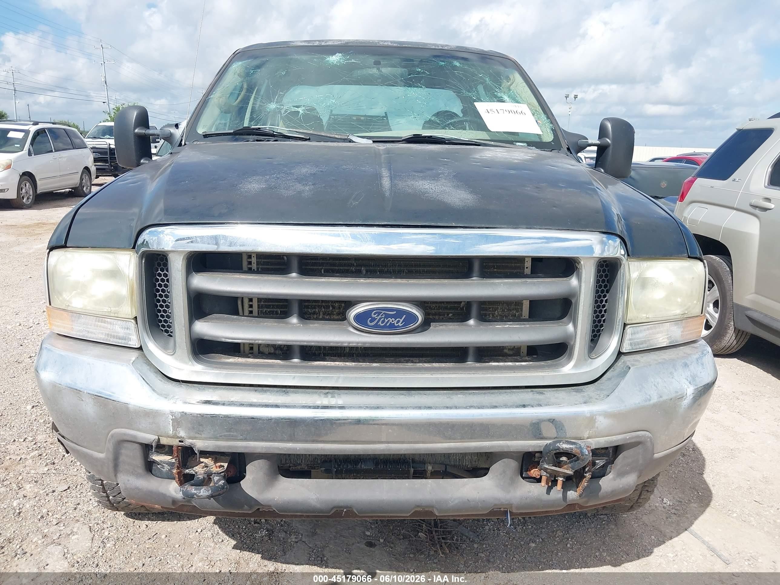 2004 Ford F-250 Lariat/xl/xlt Green vin: 1FTNW21L04EB09995