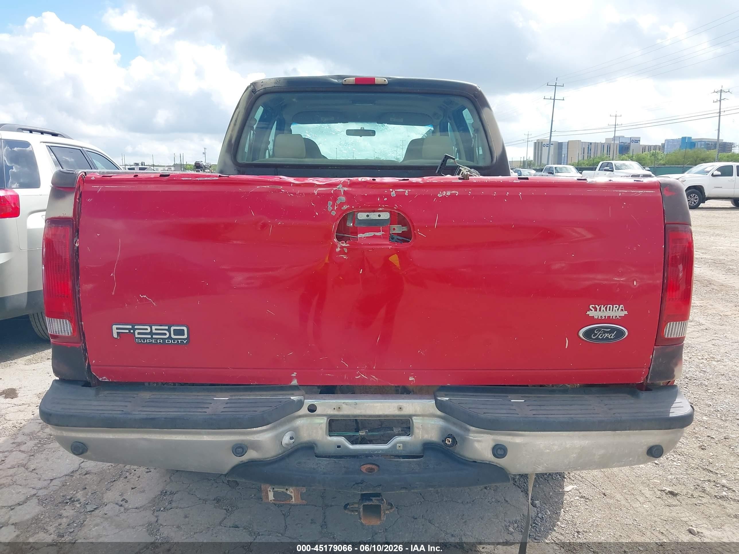 2004 Ford F-250 Lariat/xl/xlt Green vin: 1FTNW21L04EB09995
