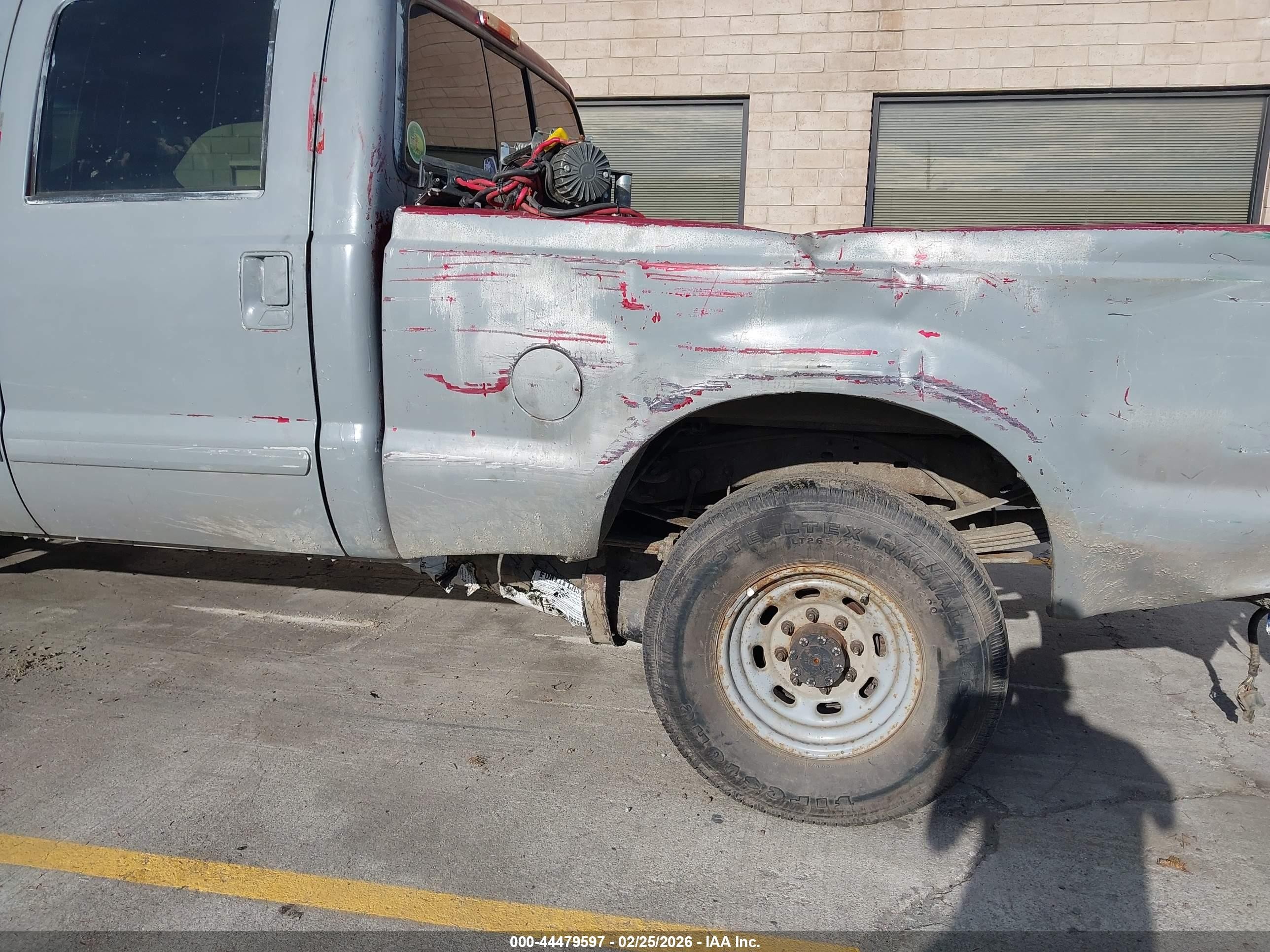 2002 Ford F-250 Lariat/xl/xlt Gray vin: 1FTNW21L12EC10363