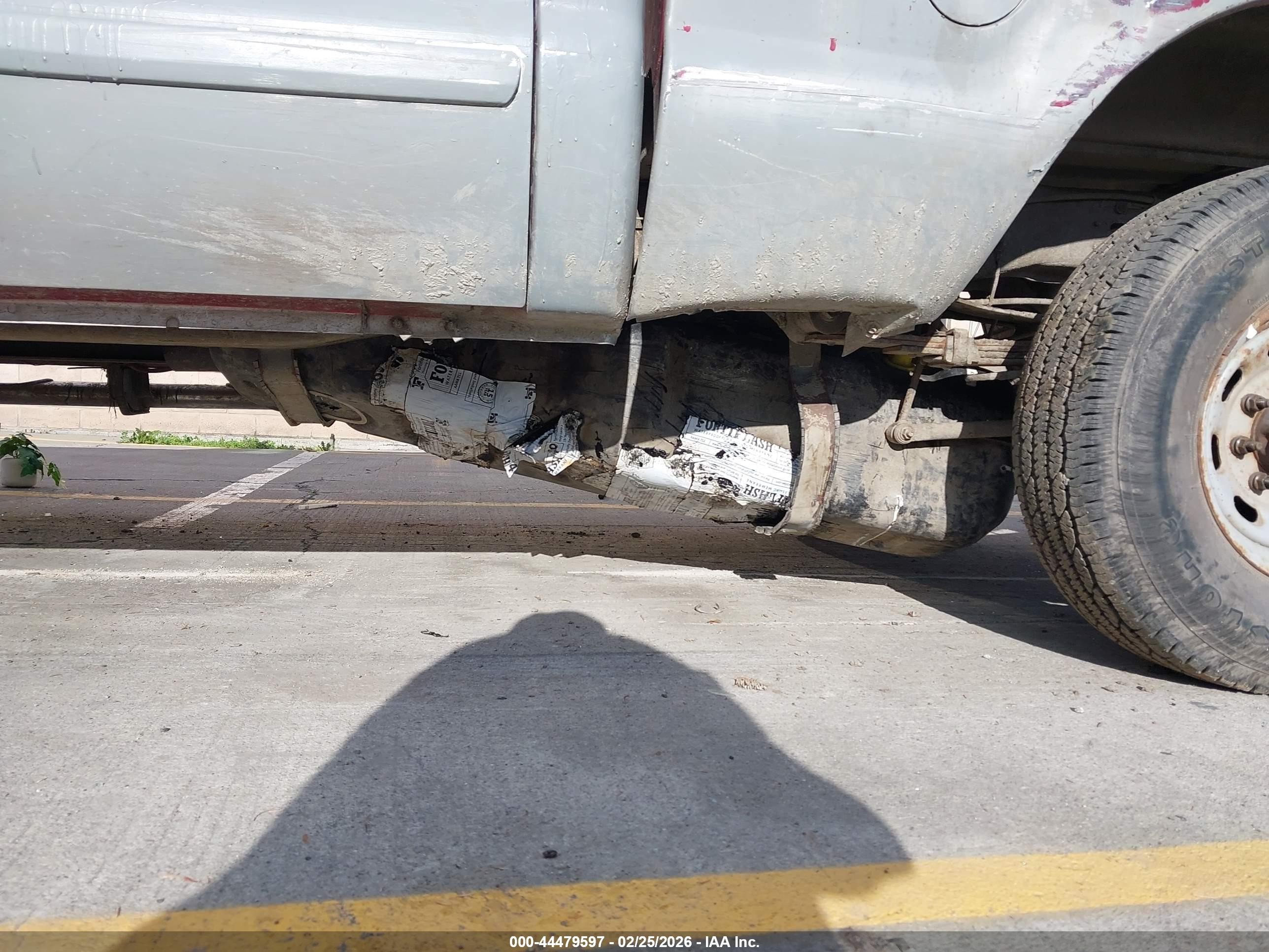 2002 Ford F-250 Lariat/xl/xlt Gray vin: 1FTNW21L12EC10363