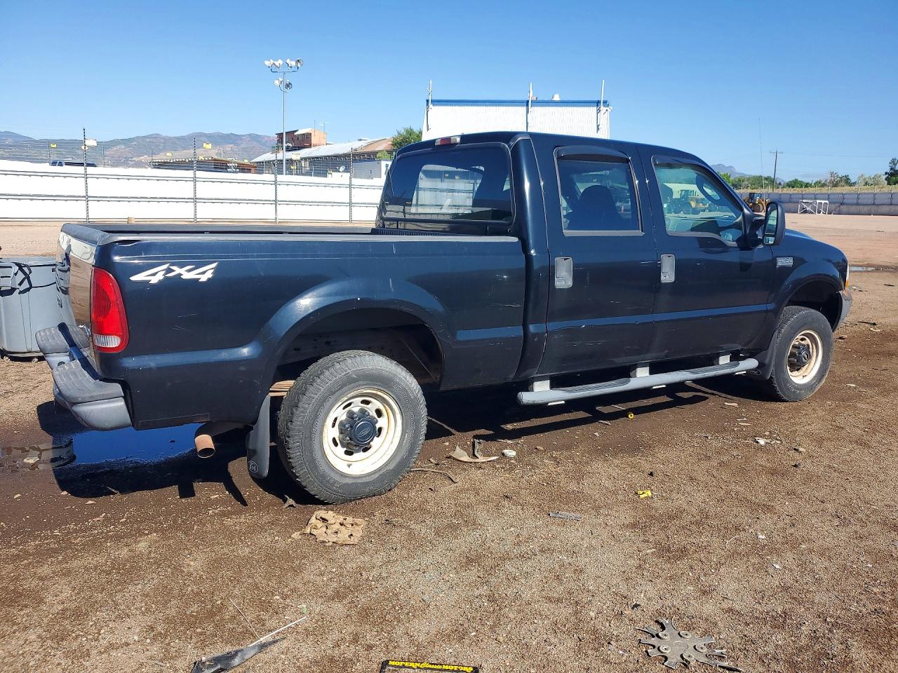 2004 Ford F250 Super Duty Black vin: 1FTNW21L14EC78326