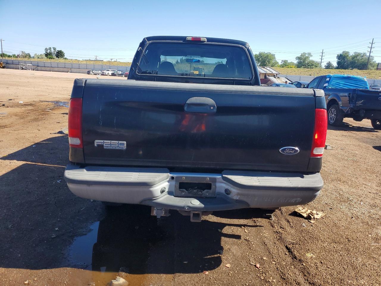 2004 Ford F250 Super Duty Black vin: 1FTNW21L14EC78326