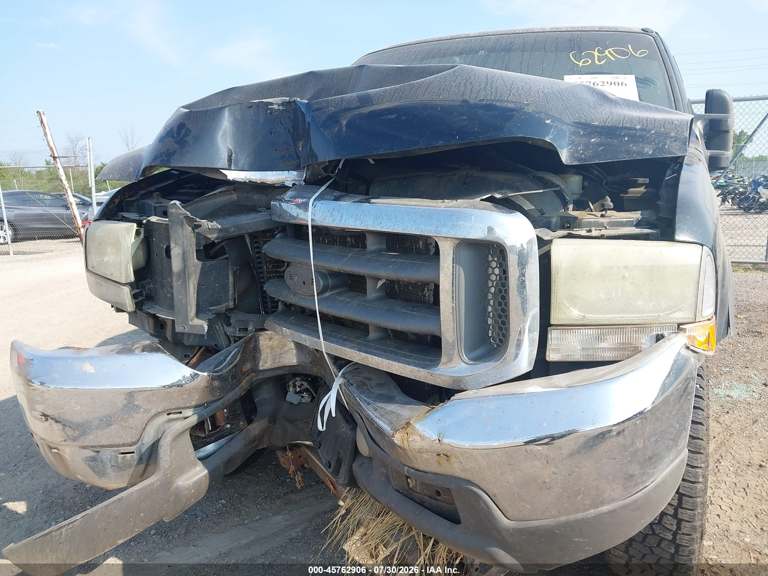 2004 Ford F-250 Lariat/xl/xlt Black vin: 1FTNW21L34EB78034