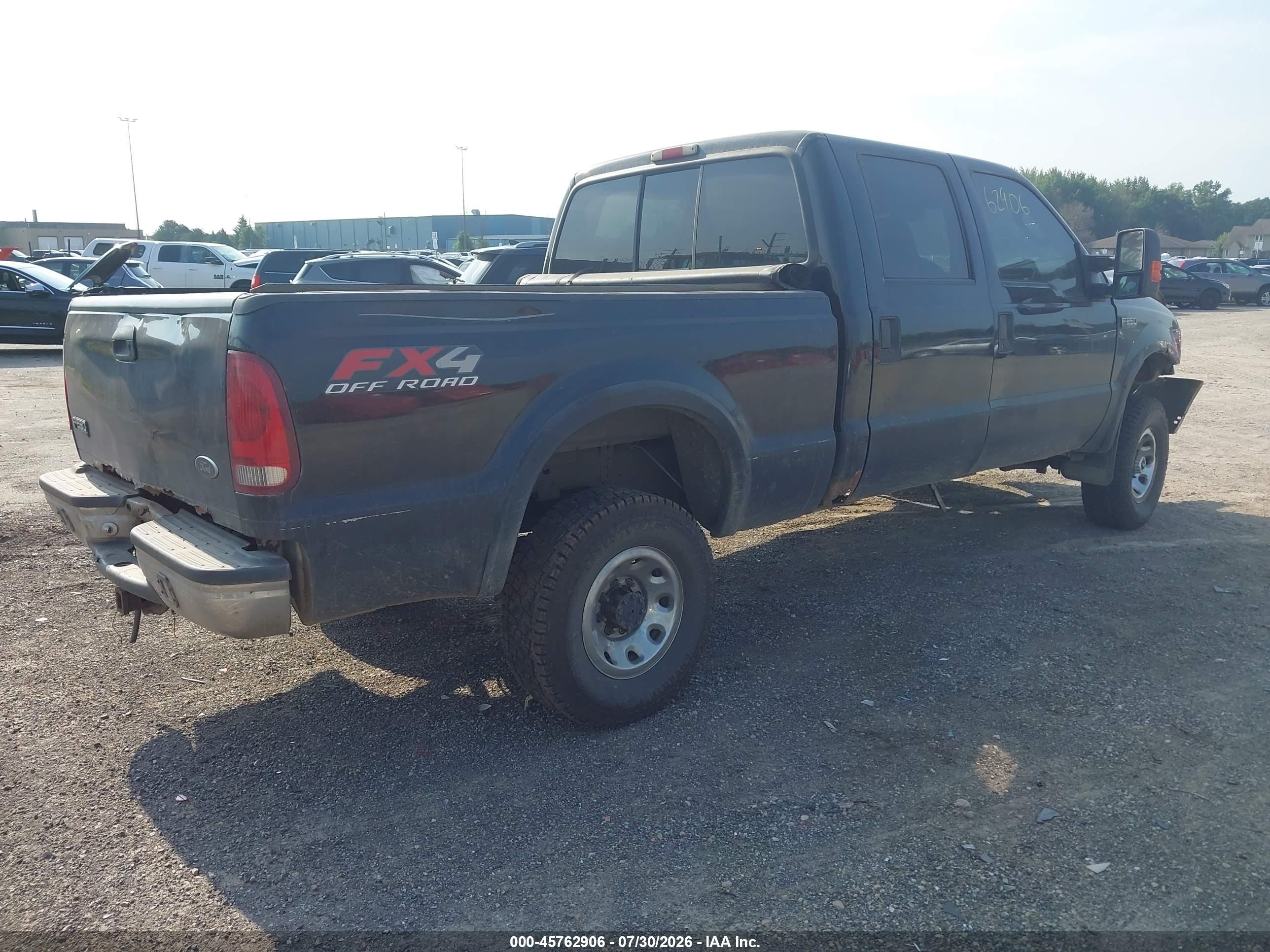 2004 Ford F-250 Lariat/xl/xlt Black vin: 1FTNW21L34EB78034