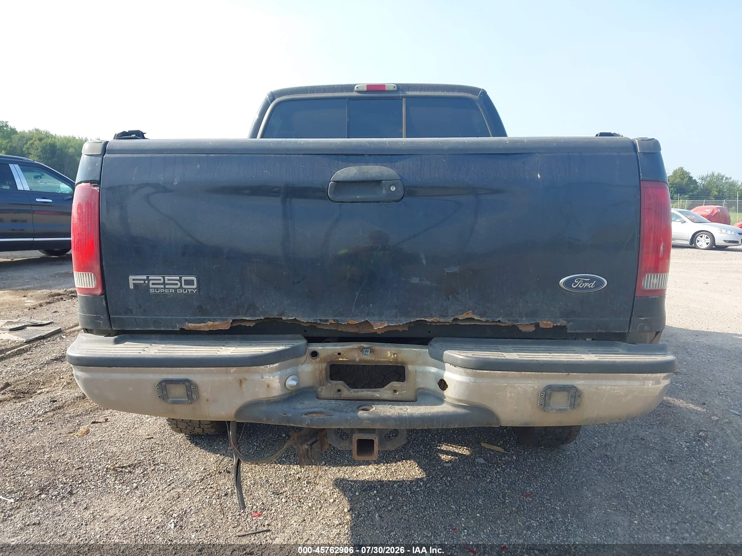 2004 Ford F-250 Lariat/xl/xlt Black vin: 1FTNW21L34EB78034