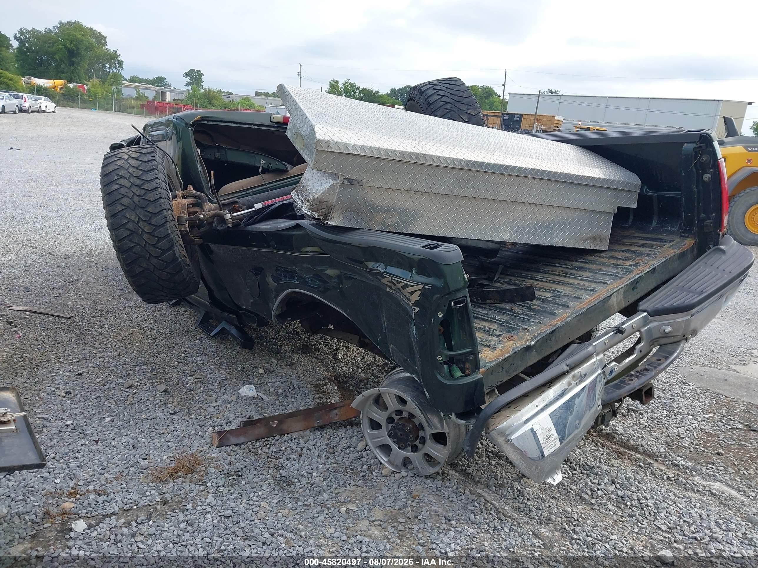2000 Ford F-250 Lariat/xl/xlt Green vin: 1FTNW21L3YEB92005