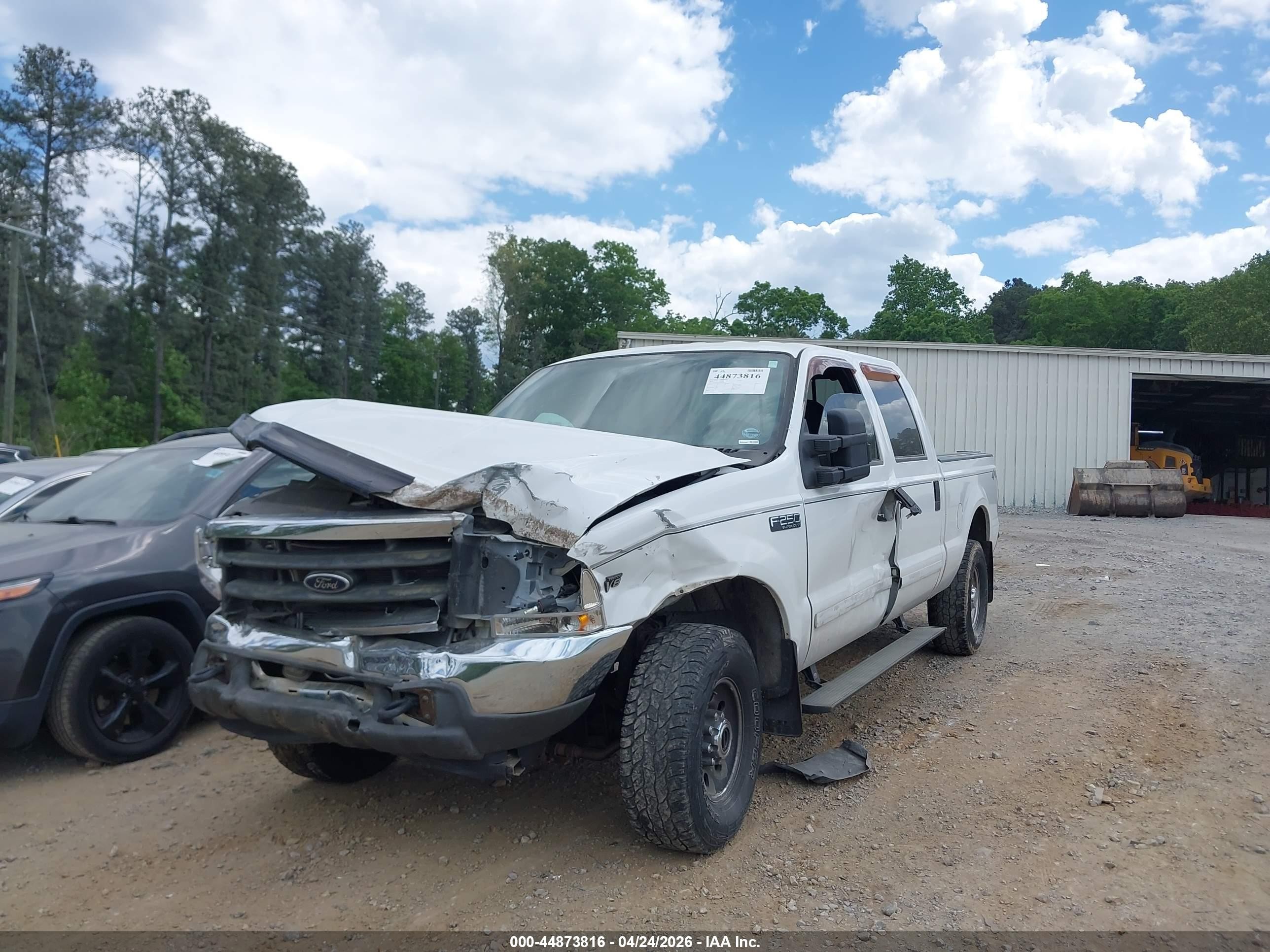 2001 Ford F-250 Lariat/xl/xlt White vin: 1FTNW21L51EB21250