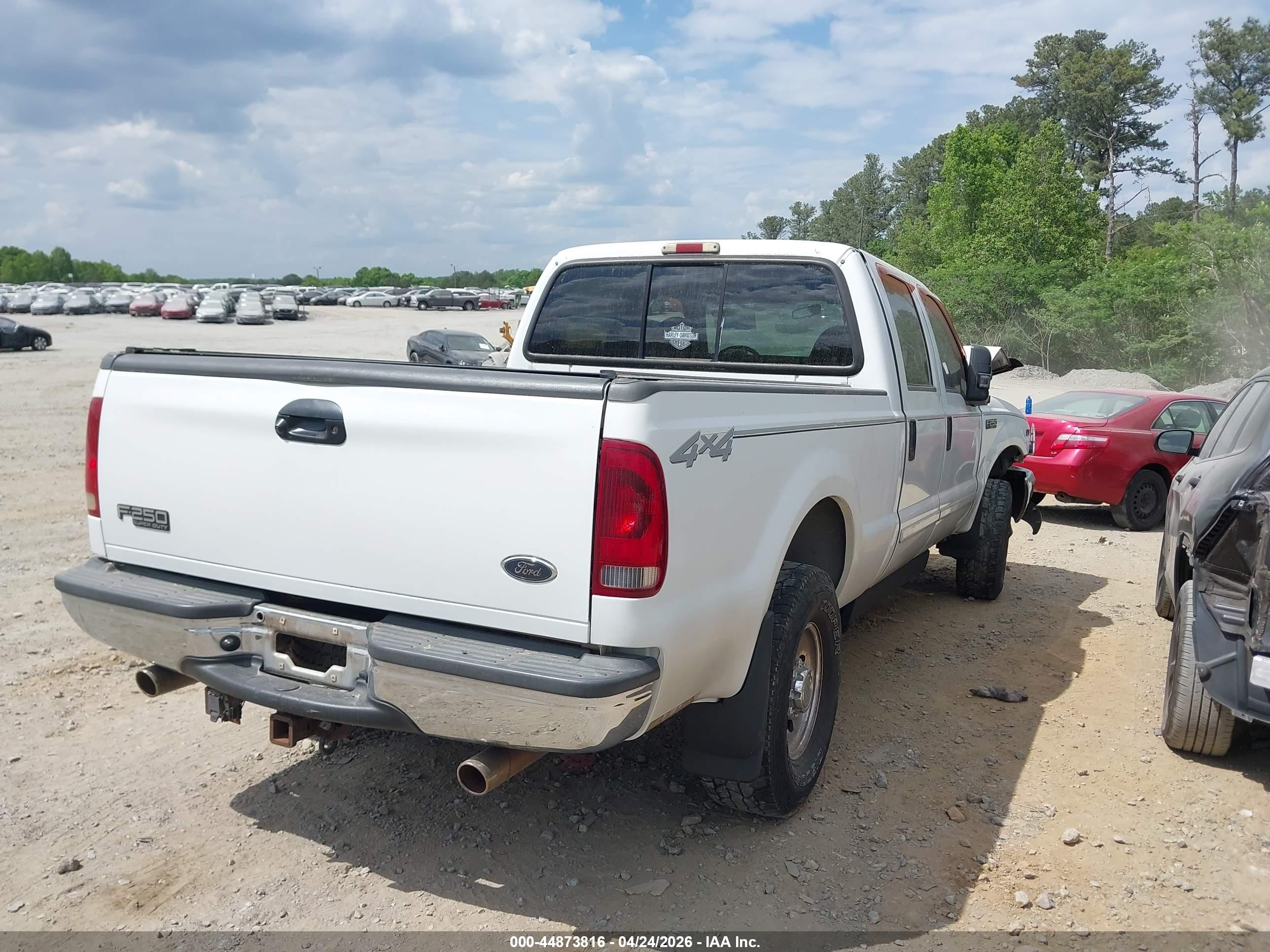 2001 Ford F-250 Lariat/xl/xlt White vin: 1FTNW21L51EB21250