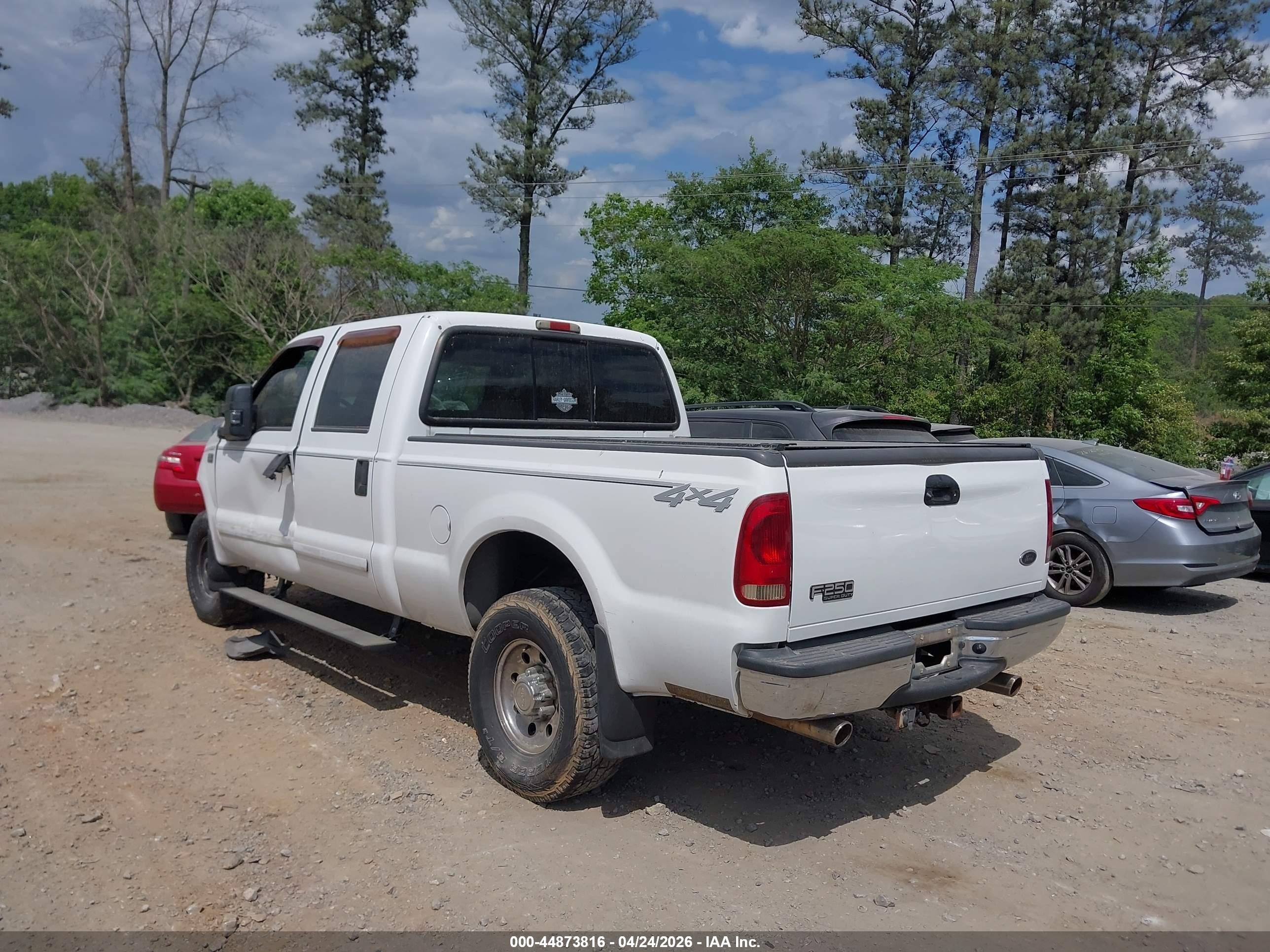 2001 Ford F-250 Lariat/xl/xlt White vin: 1FTNW21L51EB21250