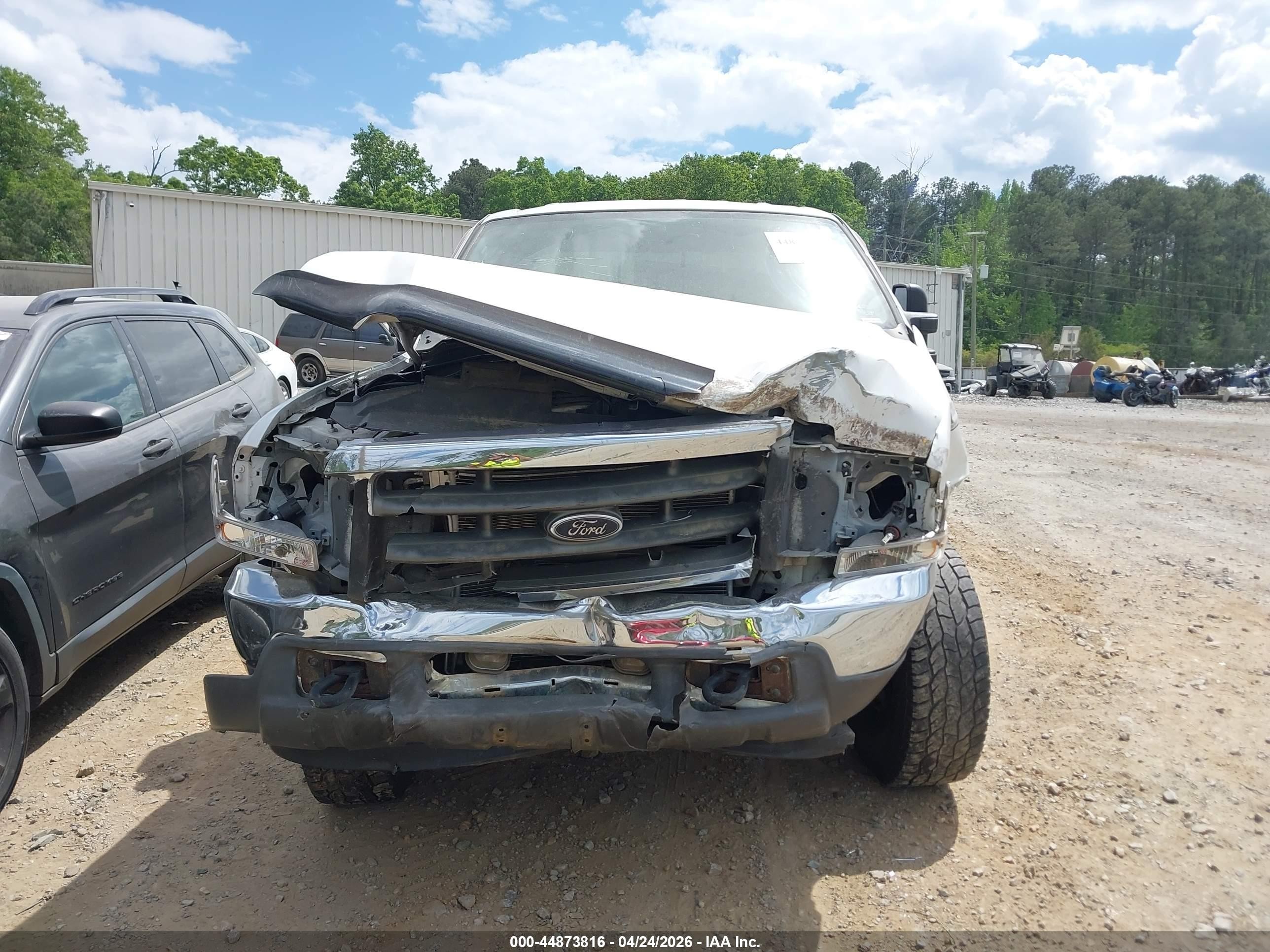 2001 Ford F-250 Lariat/xl/xlt White vin: 1FTNW21L51EB21250