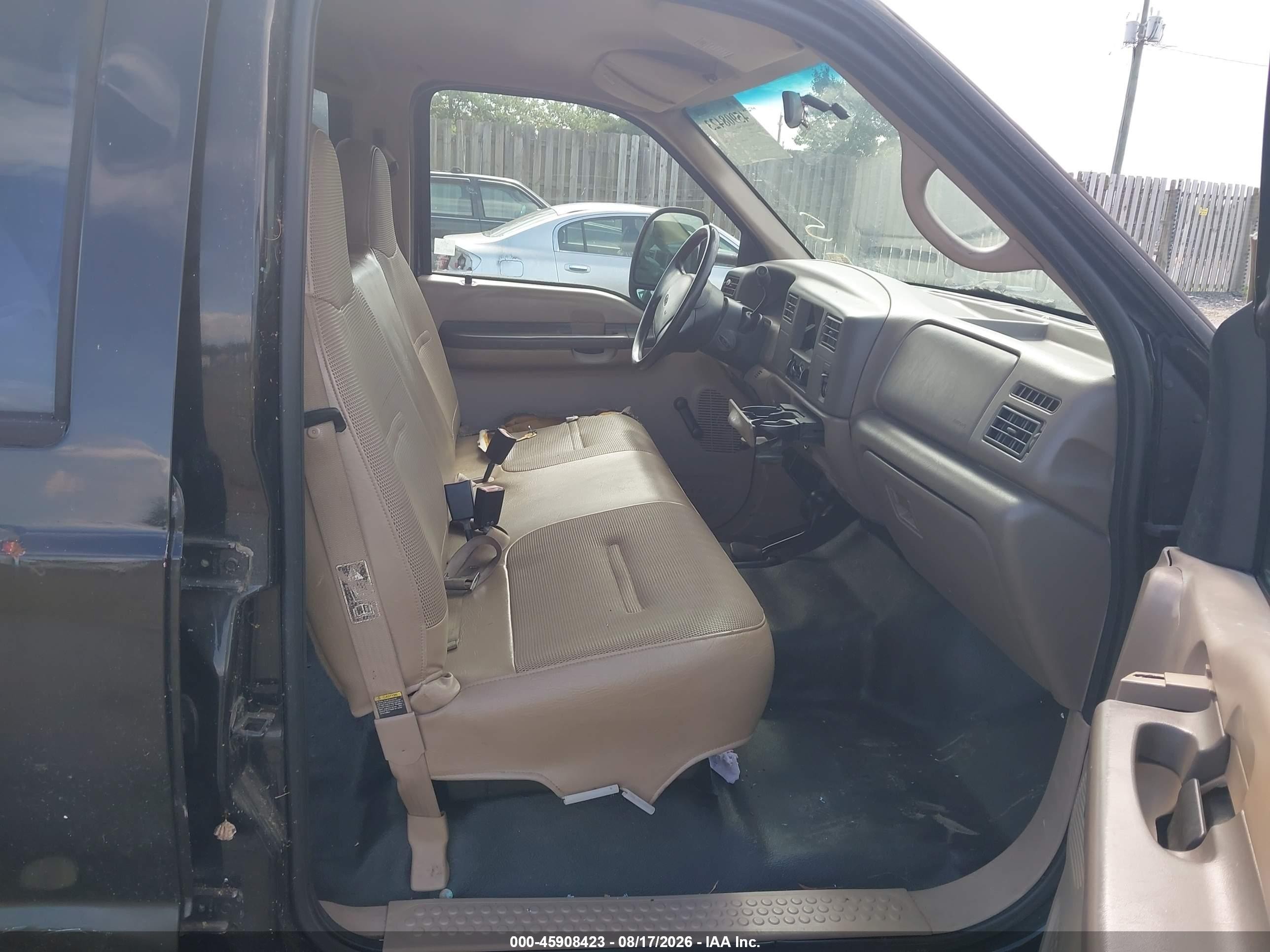 2001 Ford F-250 Lariat/xl/xlt Black vin: 1FTNW21L61ED39908