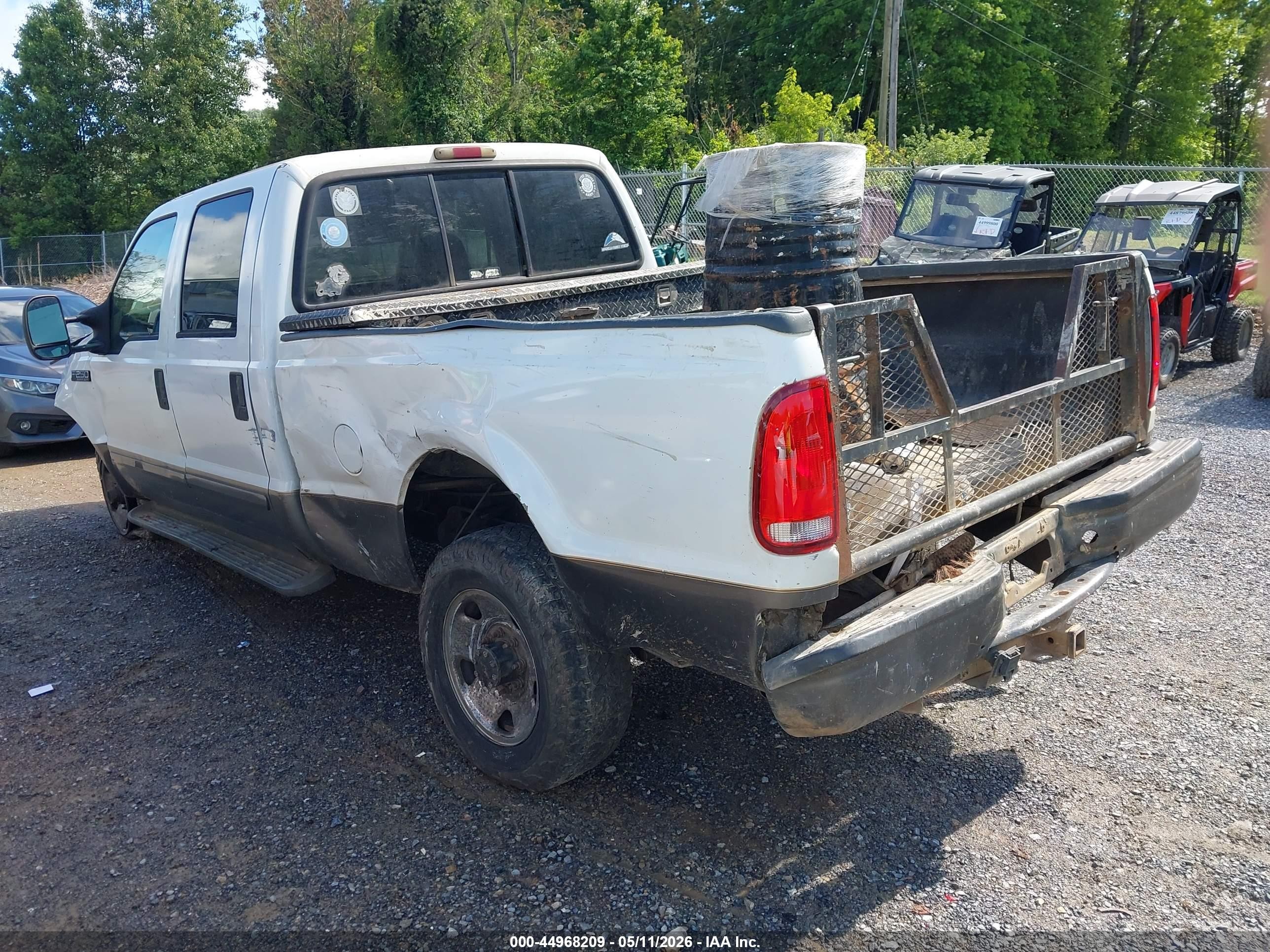2002 Ford F-250 Lariat/xl/xlt White vin: 1FTNW21L62EB58308