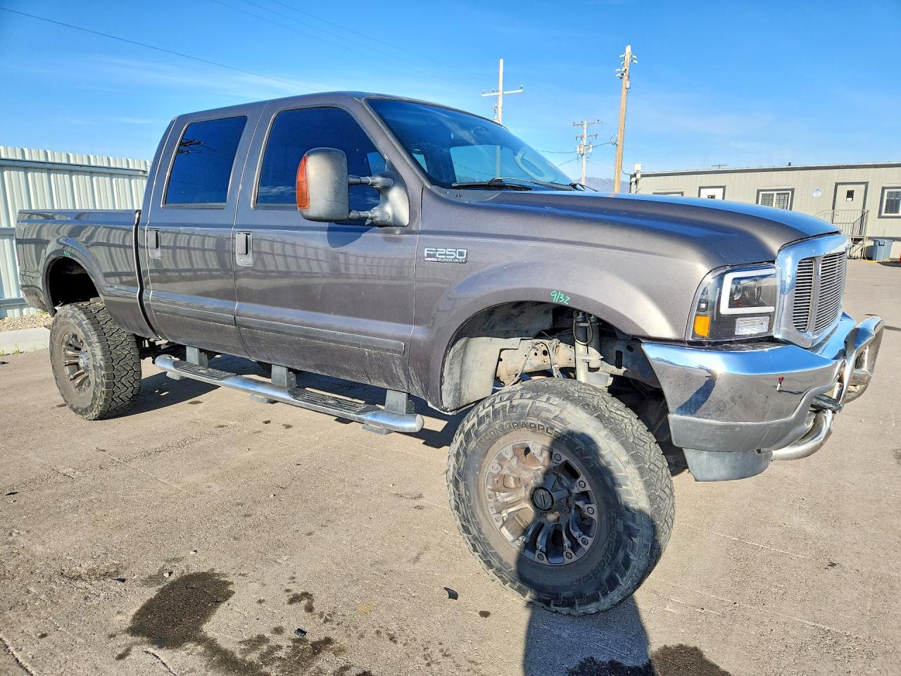 2003 Ford F250 Super Duty Gray vin: 1FTNW21L63EB70525