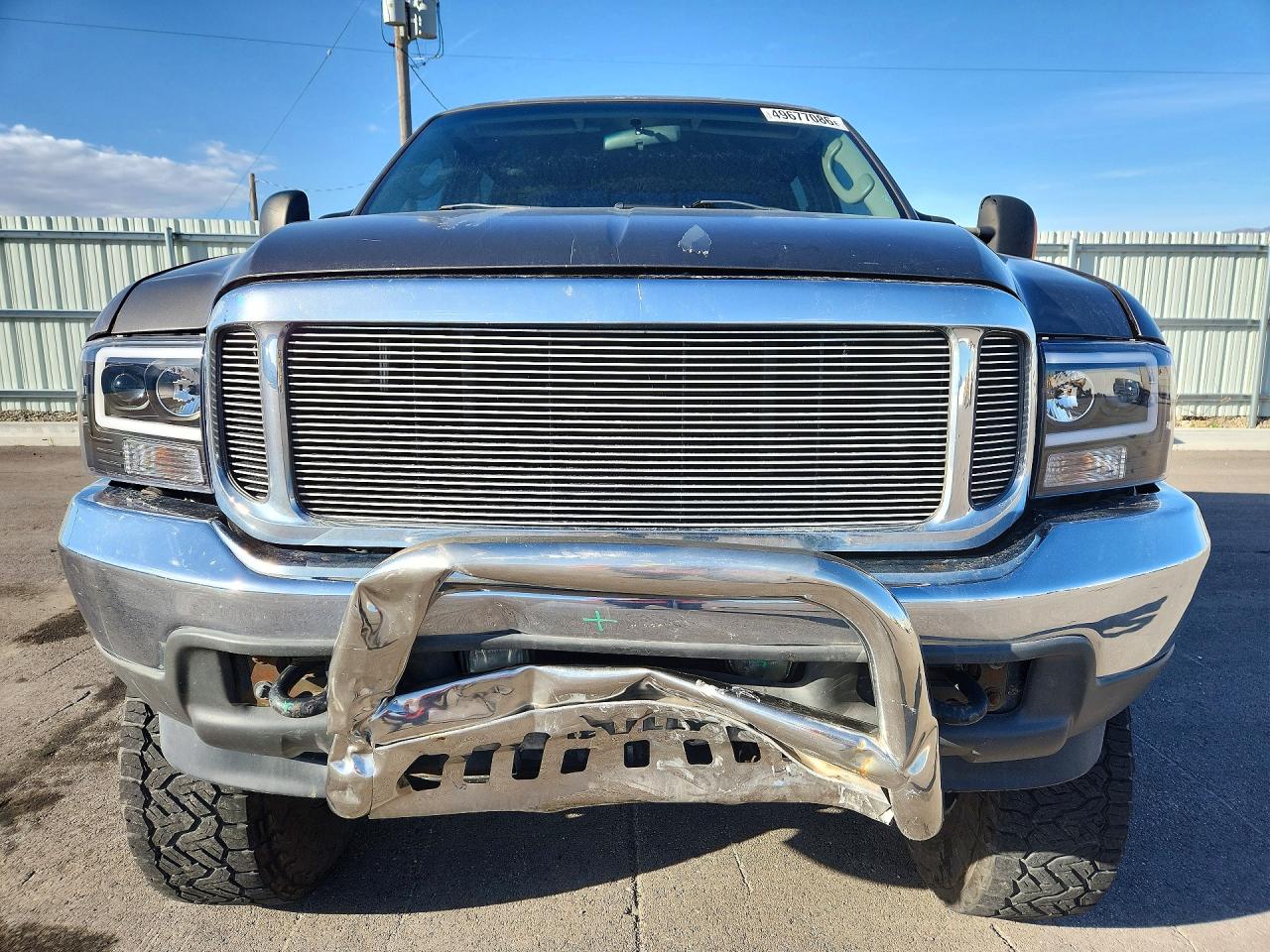 2003 Ford F250 Super Duty Gray vin: 1FTNW21L63EB70525