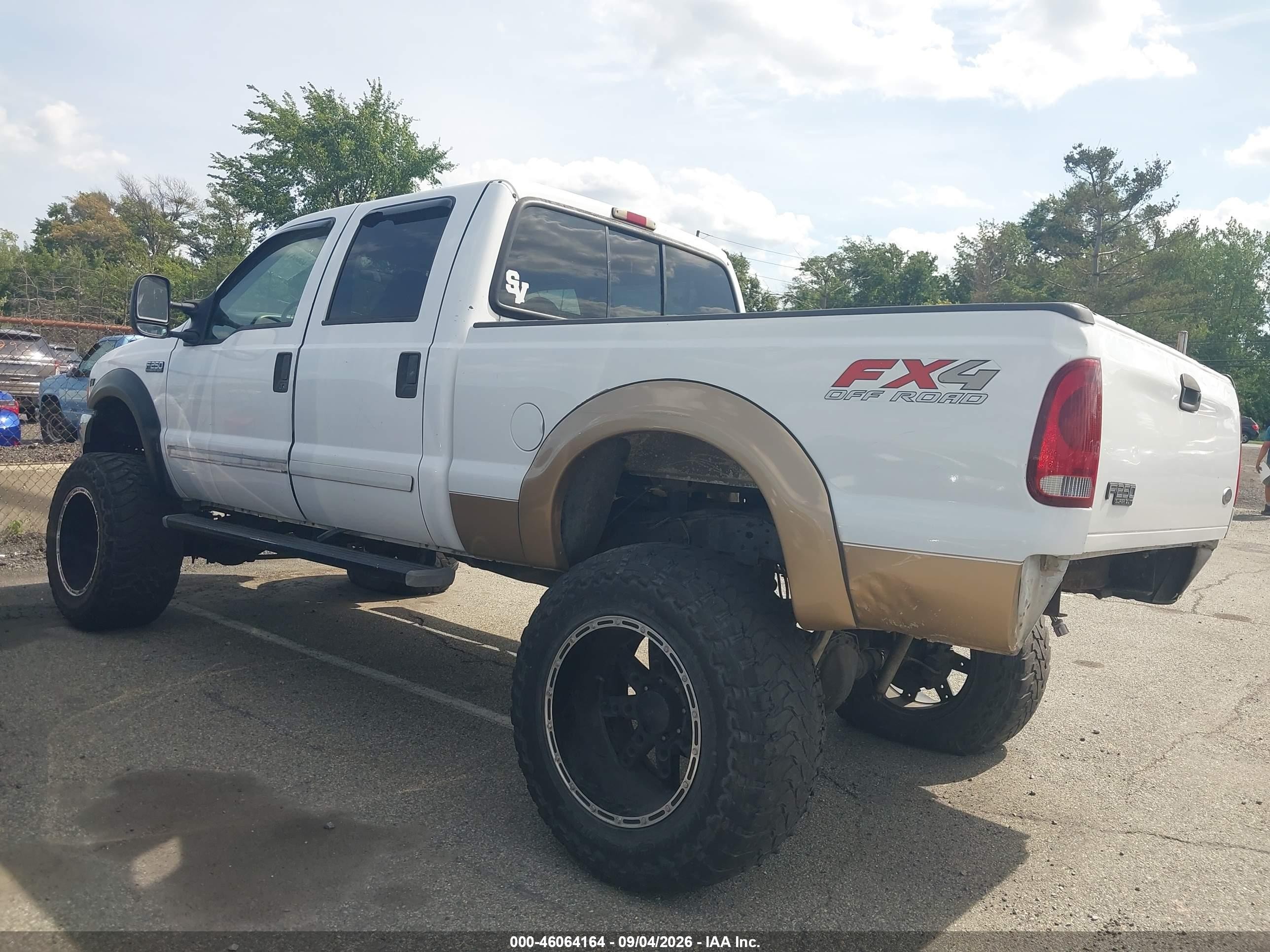 2001 Ford F-250 Lariat/xl/xlt White vin: 1FTNW21L71EA02874
