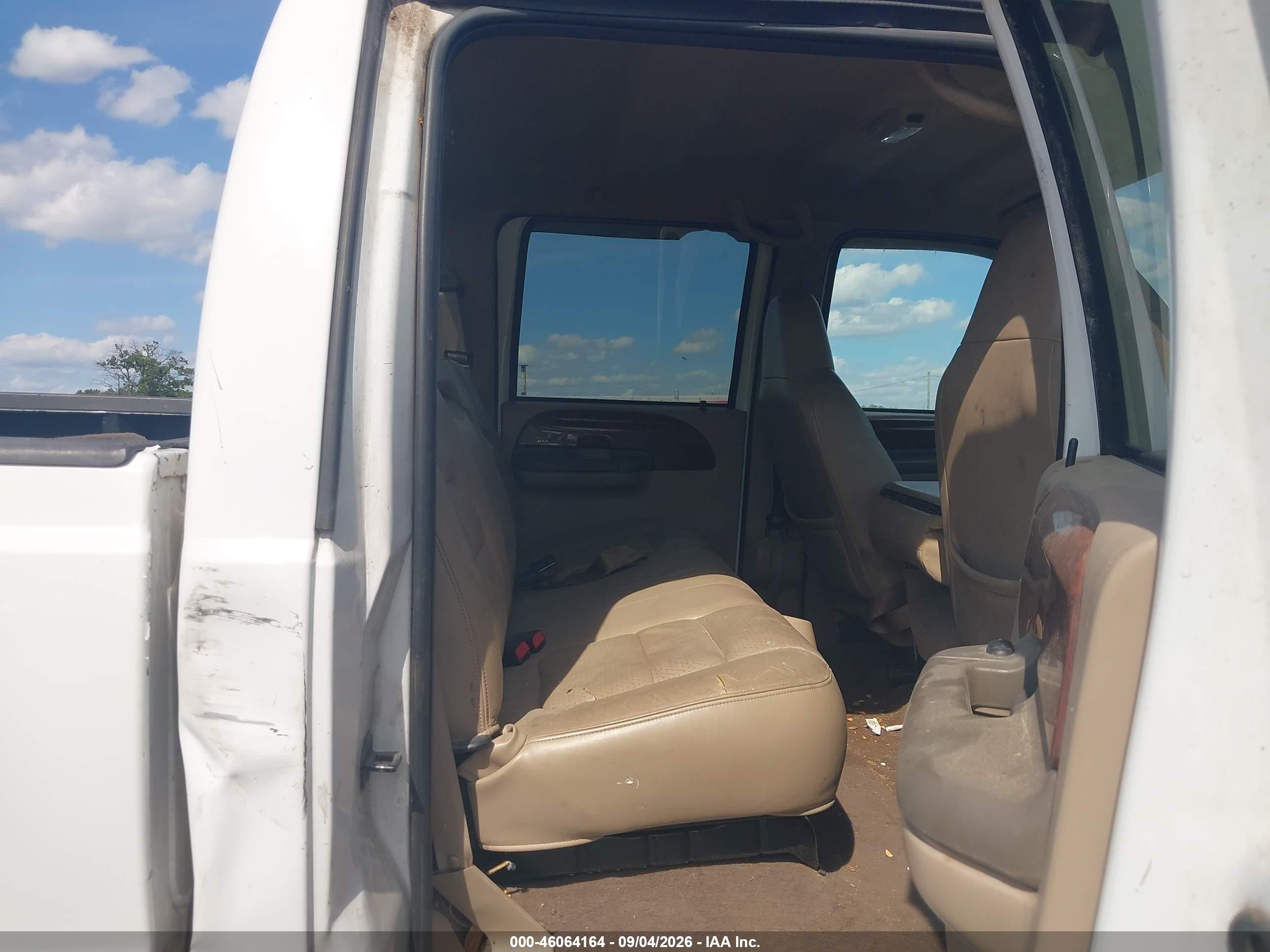 2001 Ford F-250 Lariat/xl/xlt White vin: 1FTNW21L71EA02874