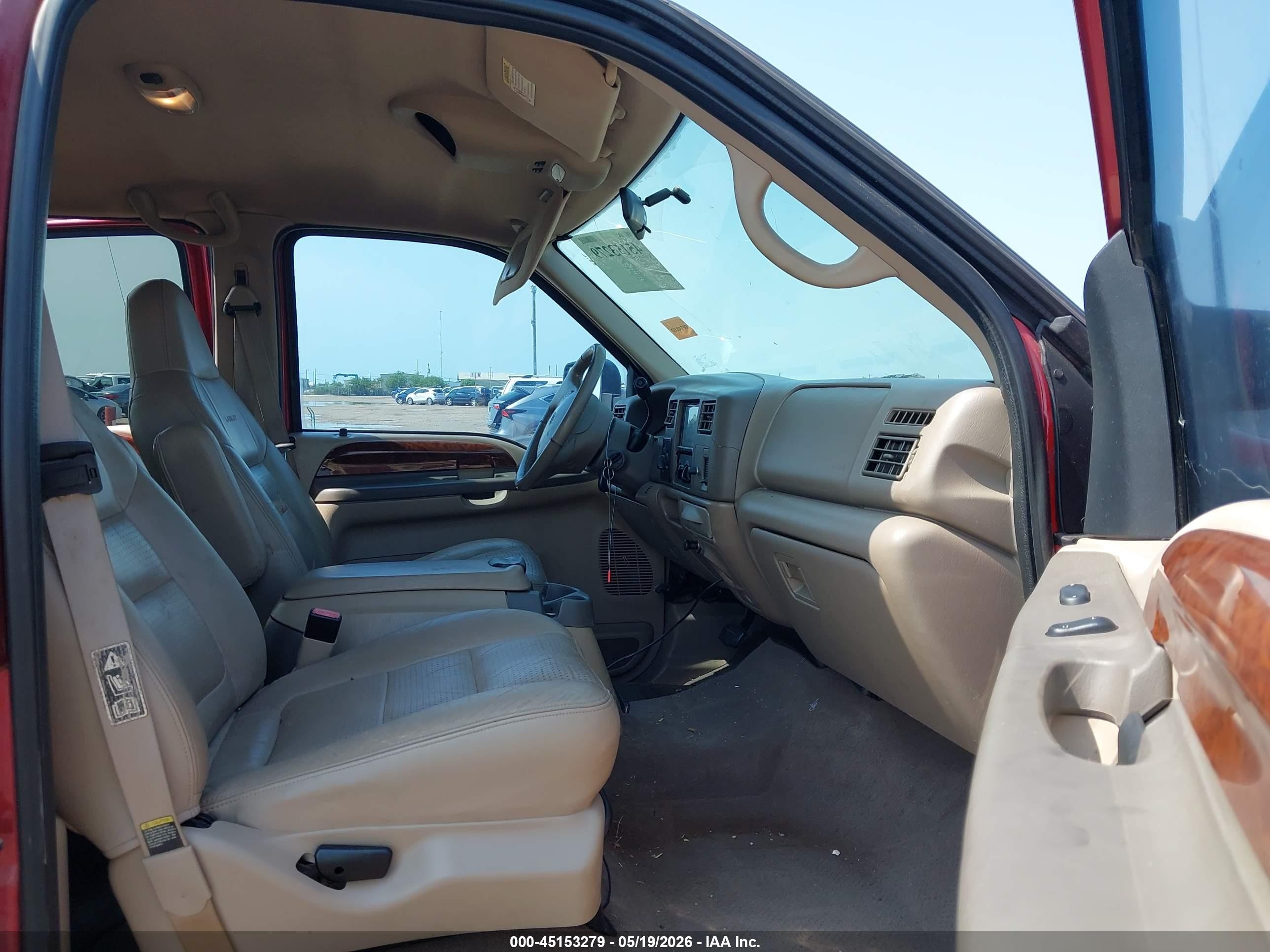 2001 Ford F-250 Lariat/xl/xlt Red vin: 1FTNW21L91EC23389