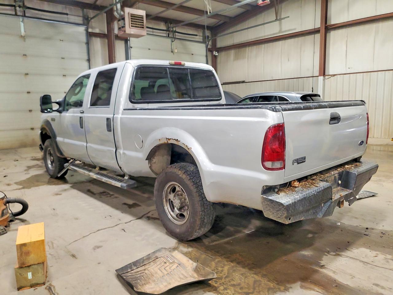 2004 Ford F250 Super Duty Silver vin: 1FTNW21L94EA28641