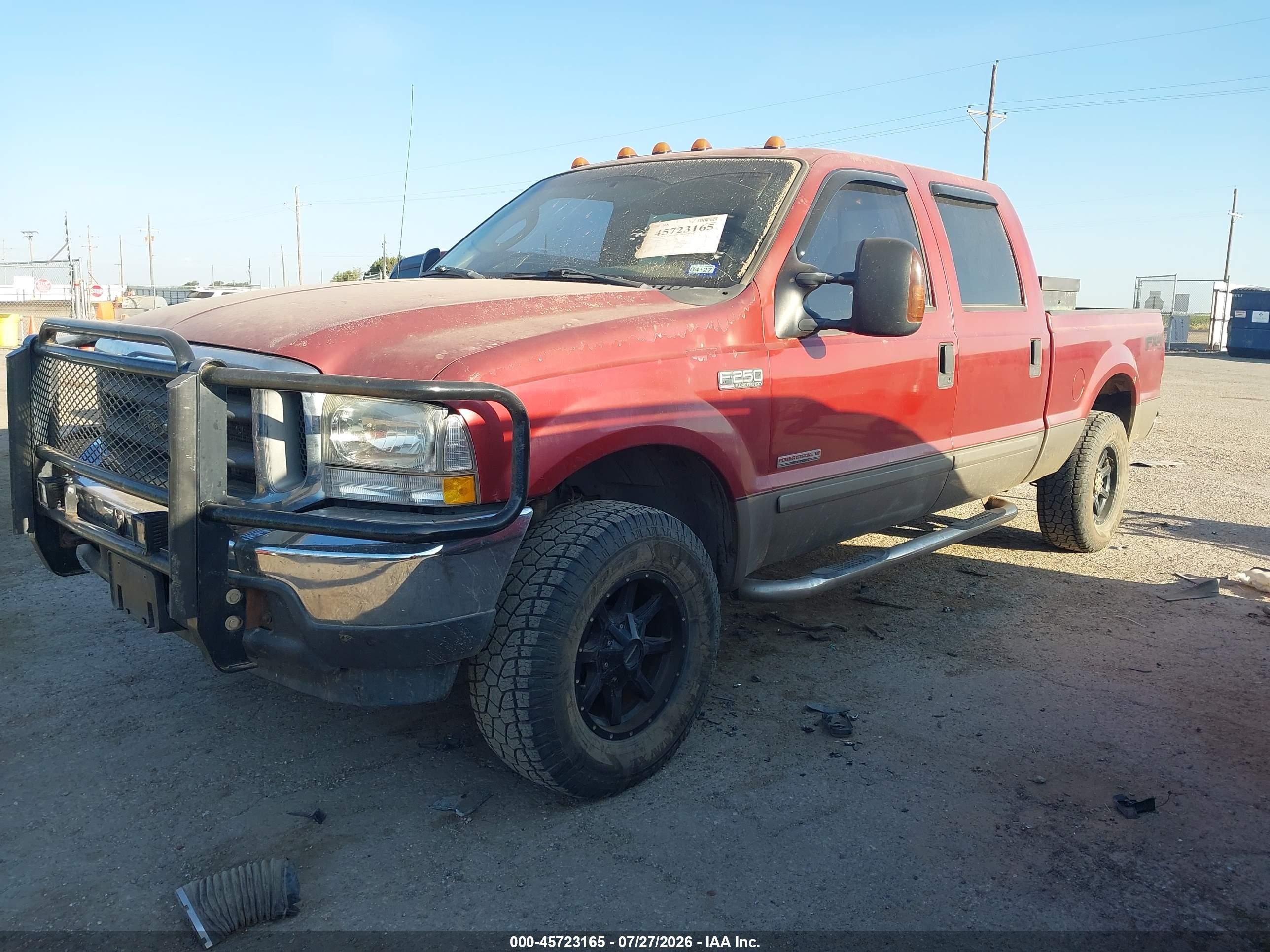 2003 Ford F-250   Burgundy vin: 1FTNW21P03EB42092