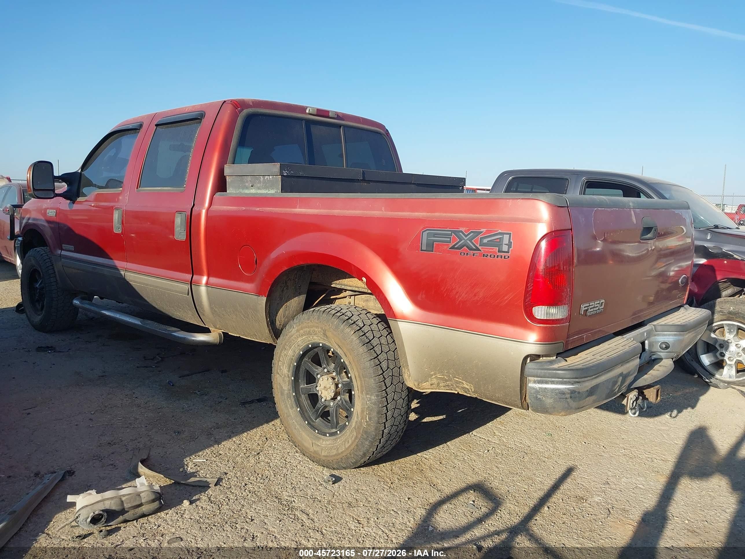 2003 Ford F-250   Burgundy vin: 1FTNW21P03EB42092