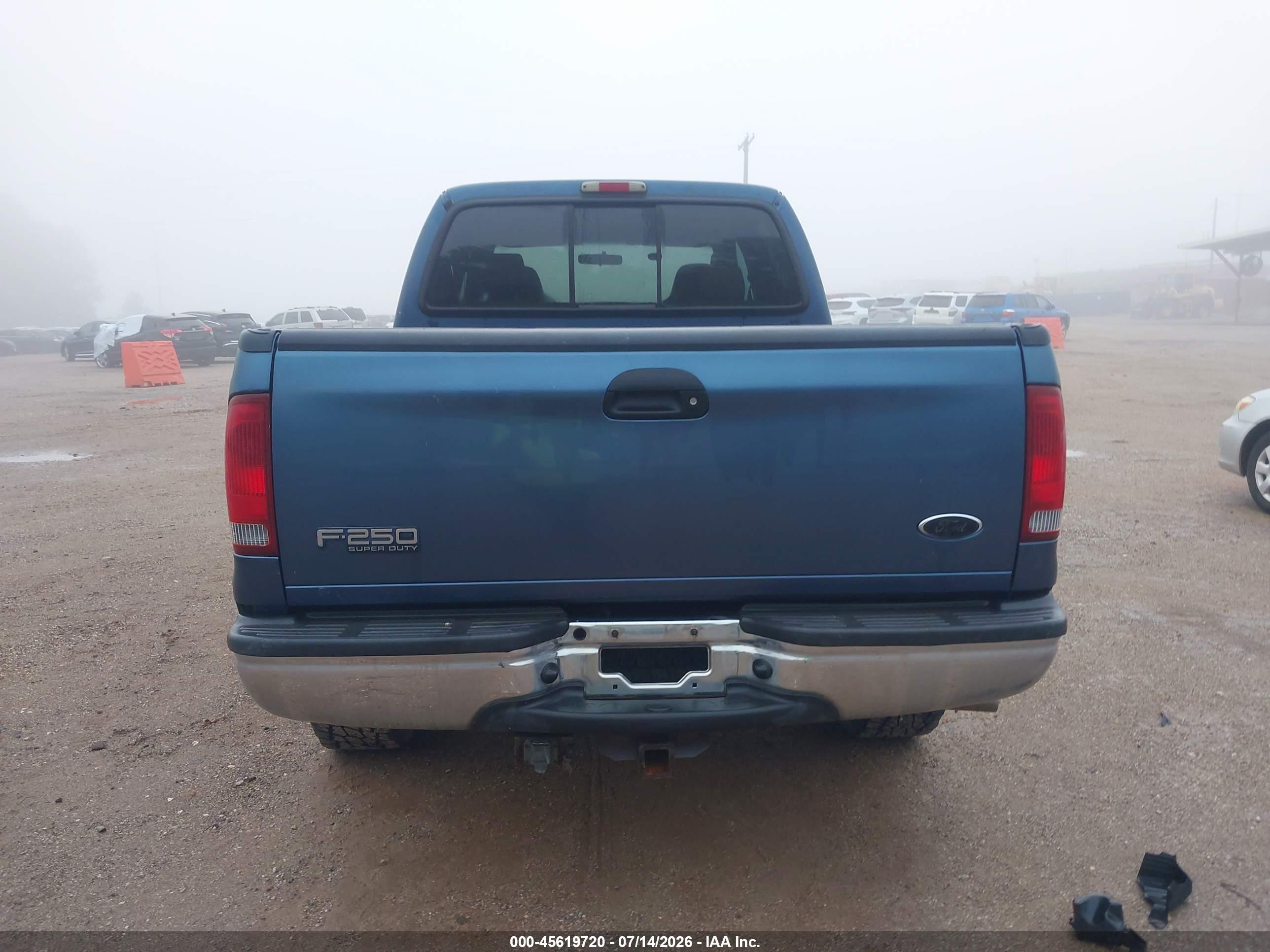 2004 Ford F-250 Lariat/xl/xlt Blue vin: 1FTNW21P14EC09249