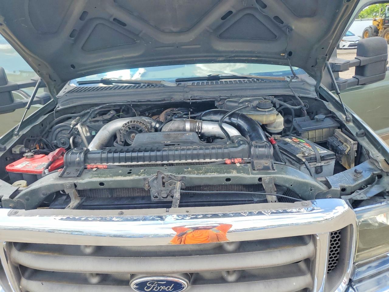 2004 Ford F250 Super Duty Green vin: 1FTNW21P14ED13675