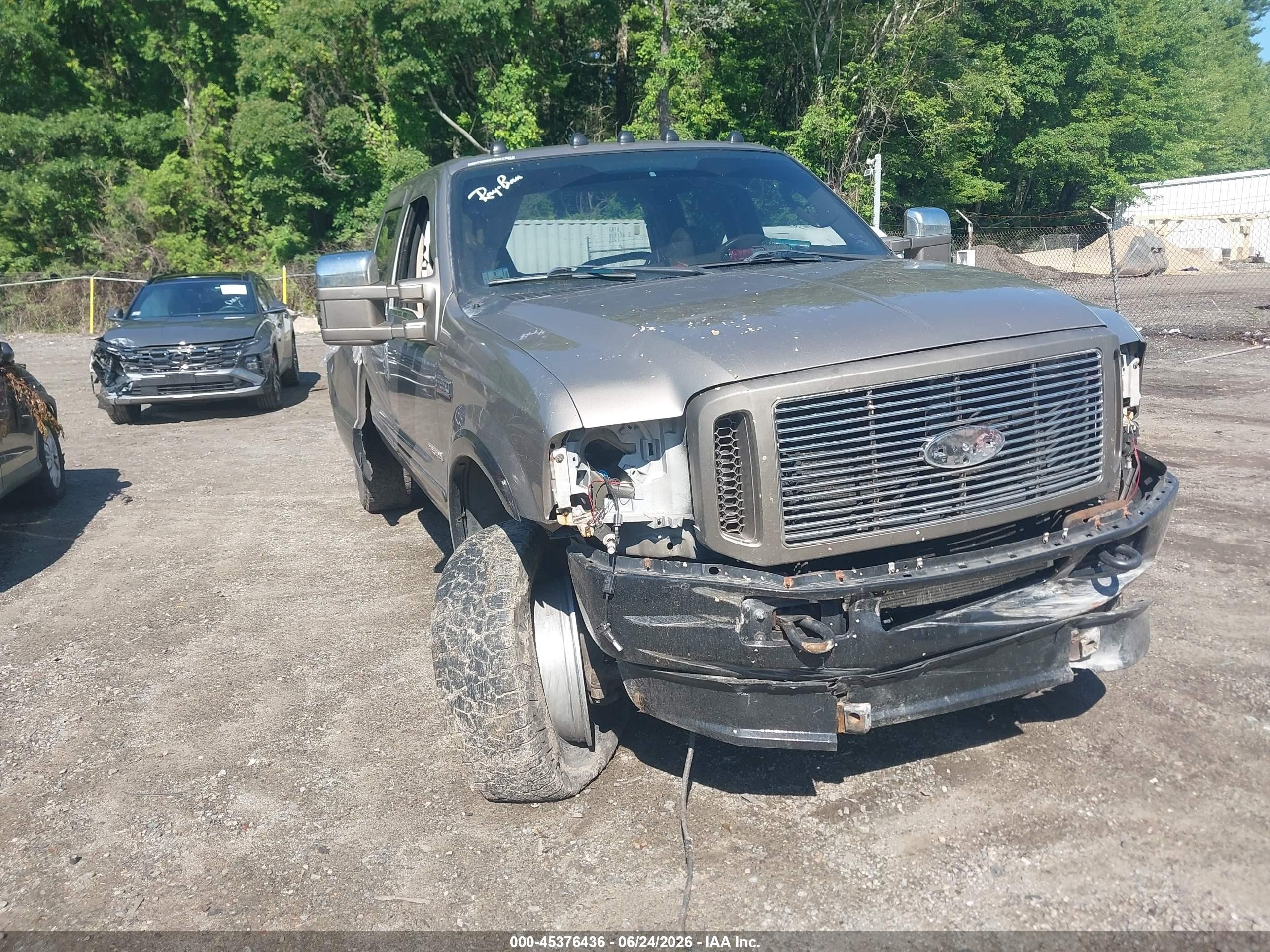 2004 Ford F-250 Lariat/xl/xlt Beige vin: 1FTNW21P14ED31867