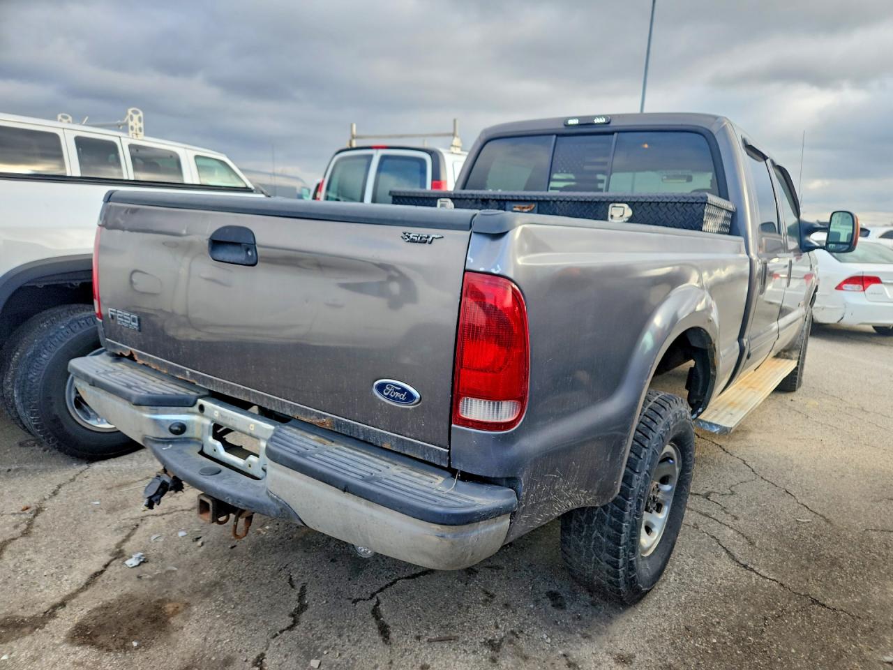 2003 Ford F250 Super Duty Gray vin: 1FTNW21P23EB61274