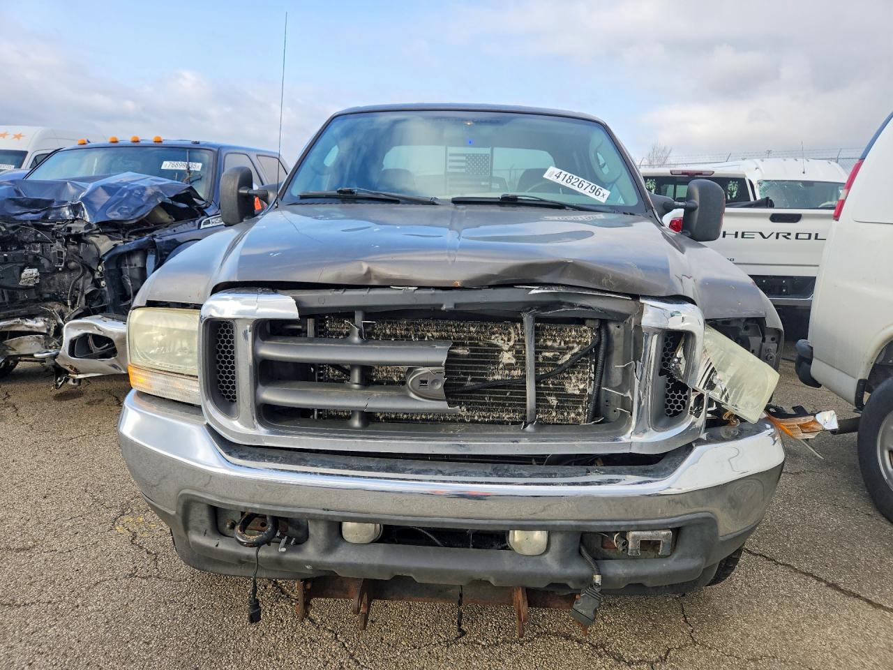 2003 Ford F250 Super Duty Gray vin: 1FTNW21P23EB61274