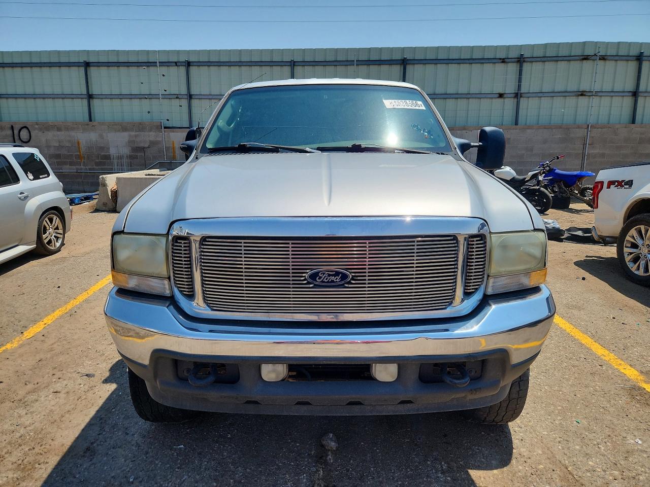 2003 Ford F250 Super Duty Silver vin: 1FTNW21P23EC04477