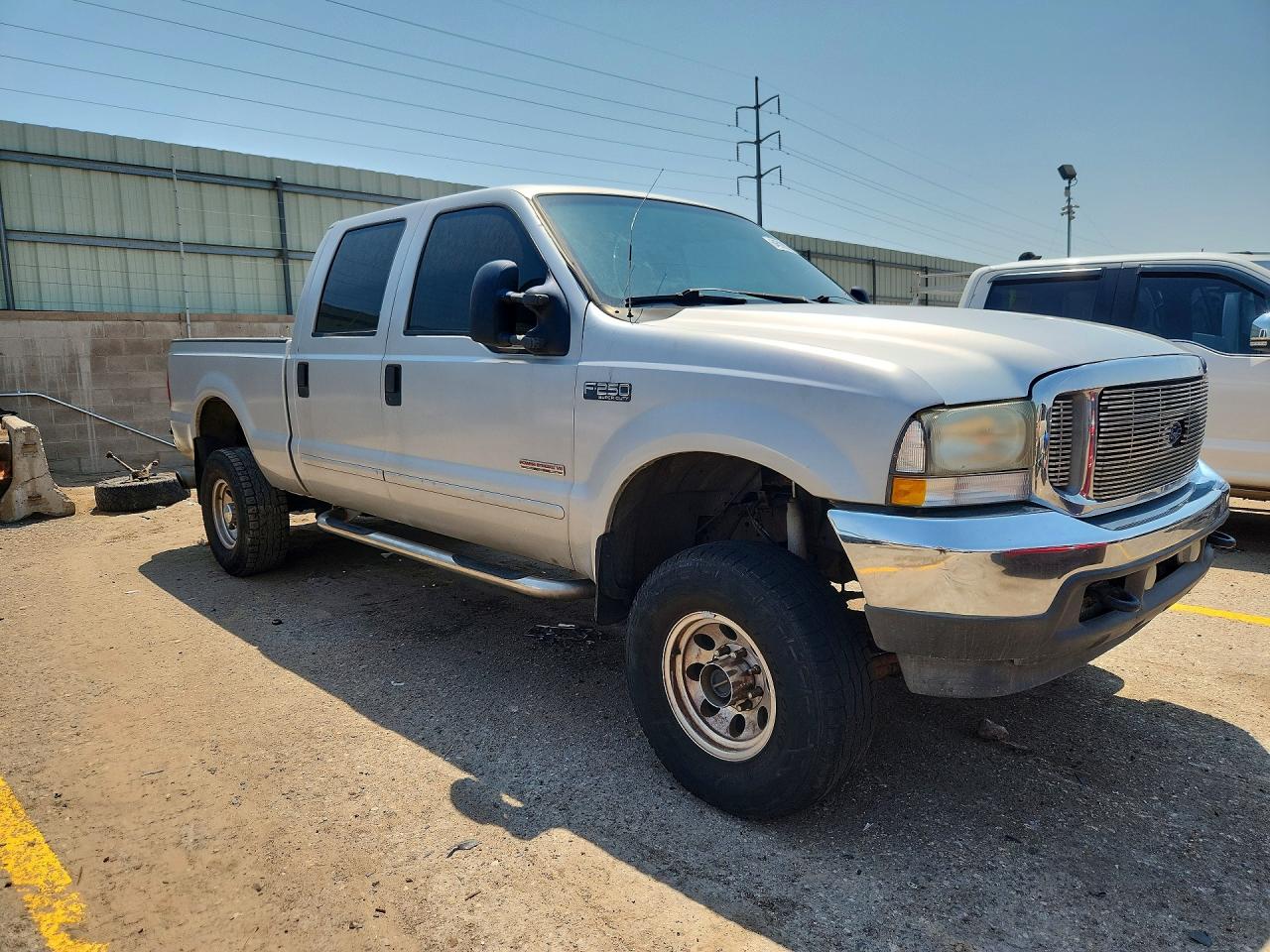 2003 Ford F250 Super Duty Silver vin: 1FTNW21P23EC04477