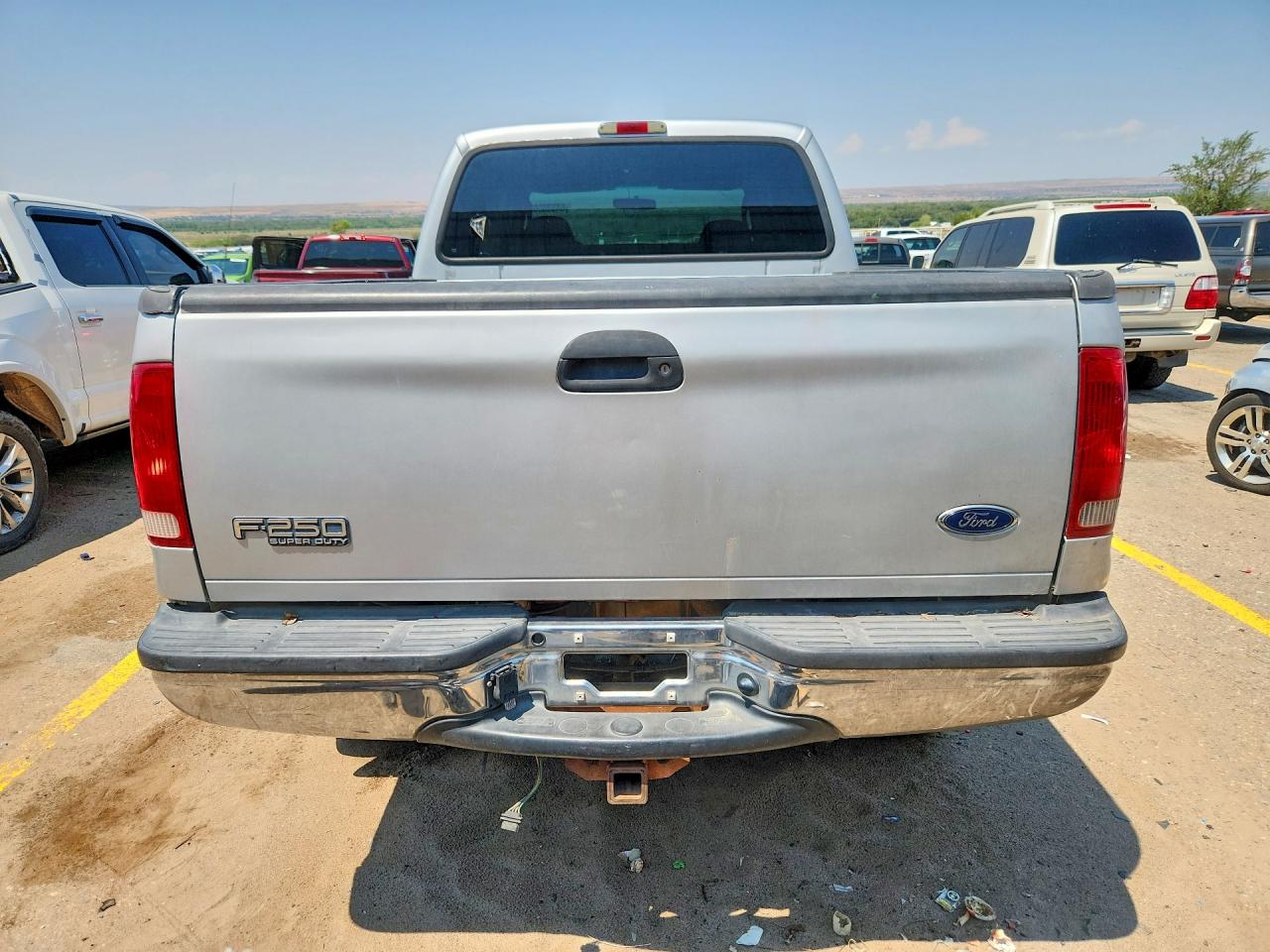 2003 Ford F250 Super Duty Silver vin: 1FTNW21P23EC04477