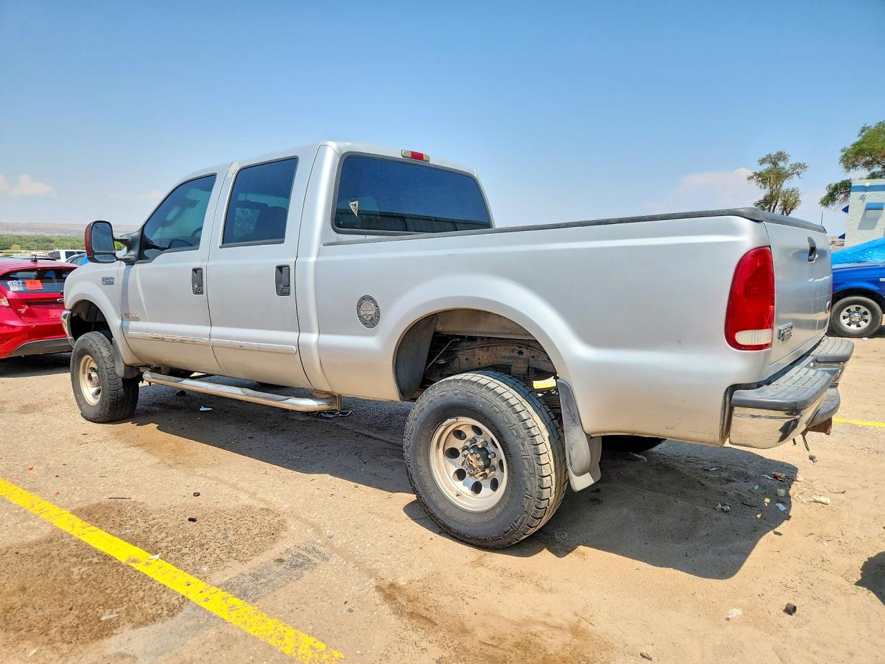 2003 Ford F250 Super Duty Silver vin: 1FTNW21P23EC04477