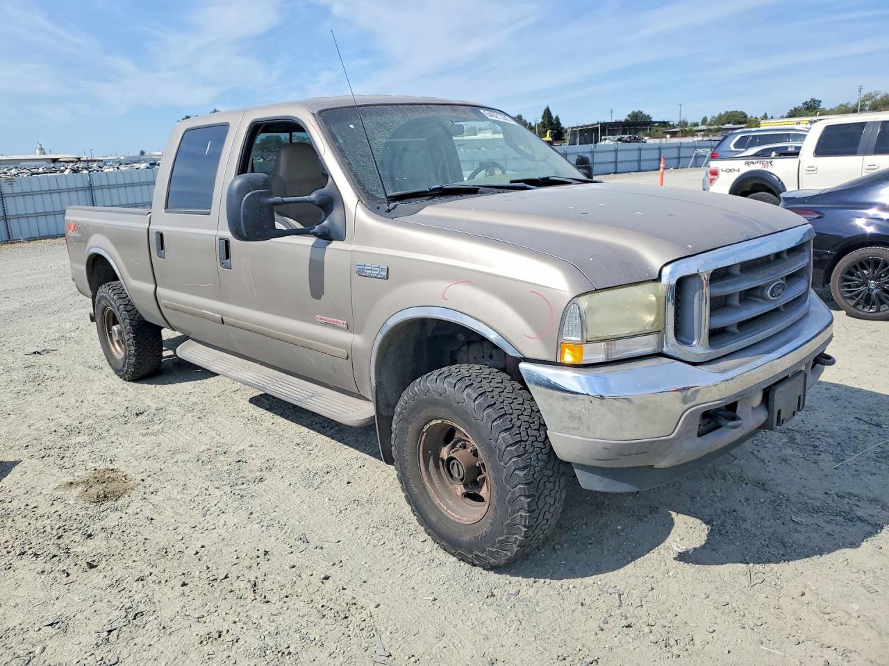 2003 Ford F250 Super Duty Beige vin: 1FTNW21P23EC06780