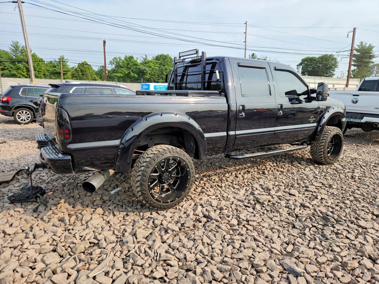 2003 Ford F250 Super Duty Black vin: 1FTNW21P23EC15303
