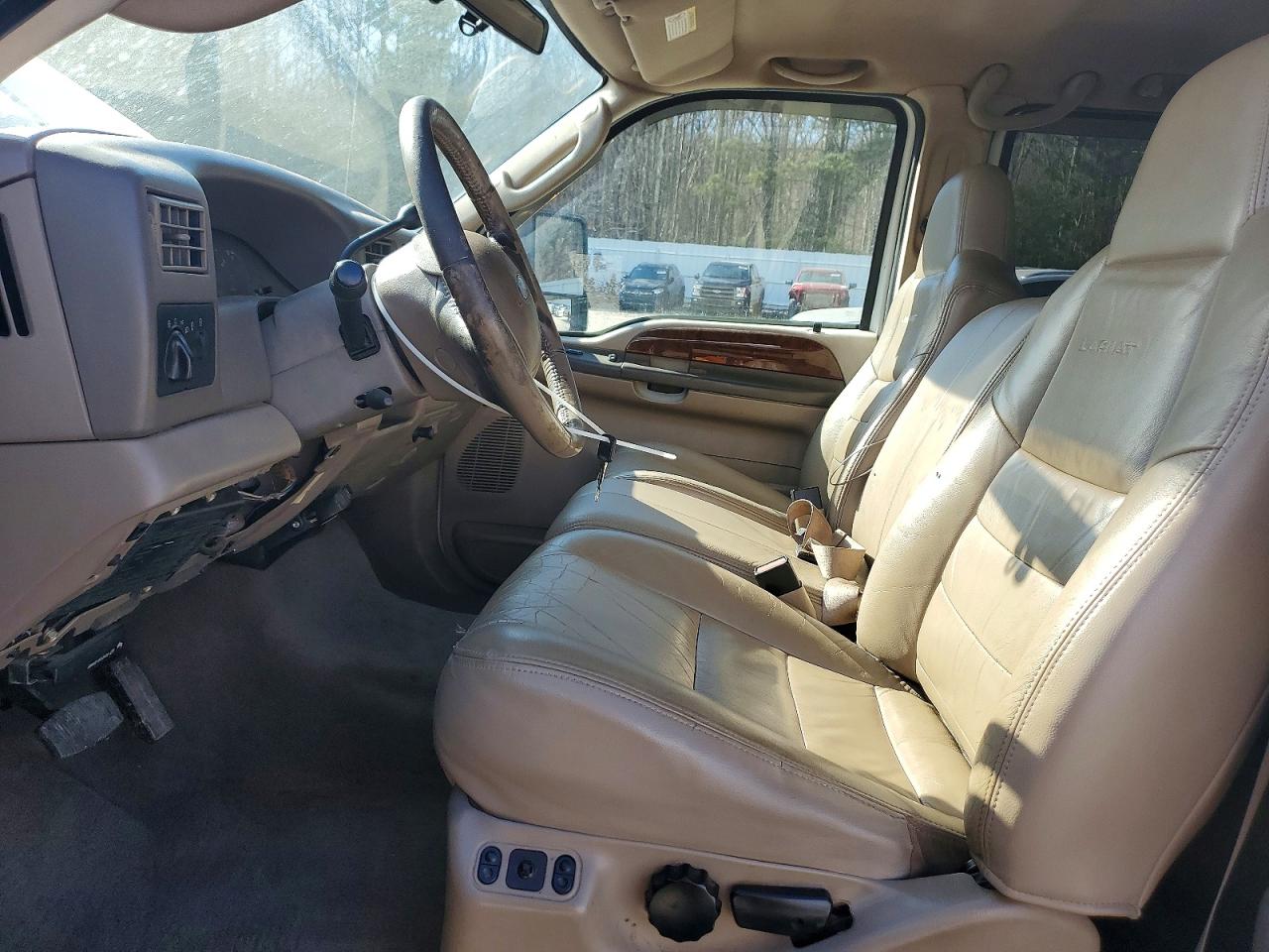 2004 Ford F250 Super Duty White vin: 1FTNW21P24EB48543