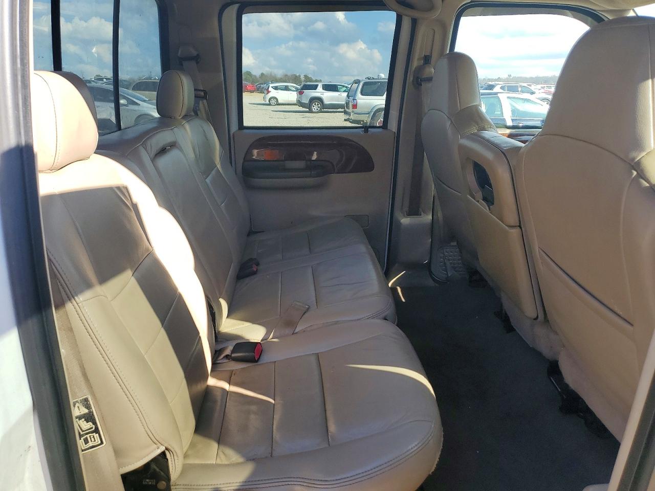 2004 Ford F250 Super Duty White vin: 1FTNW21P24EB48543