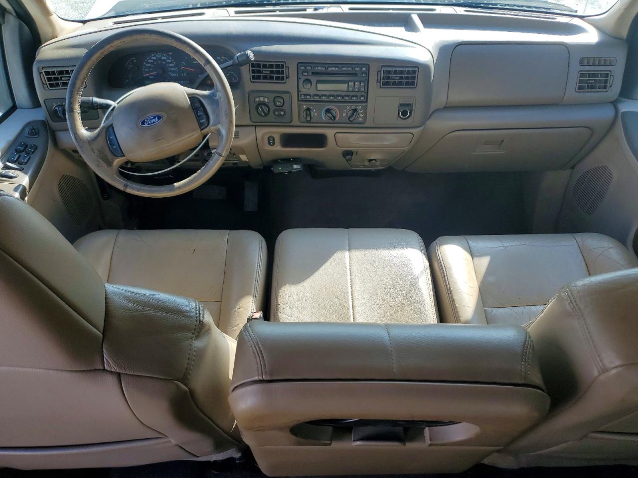 2004 Ford F250 Super Duty White vin: 1FTNW21P24EB48543