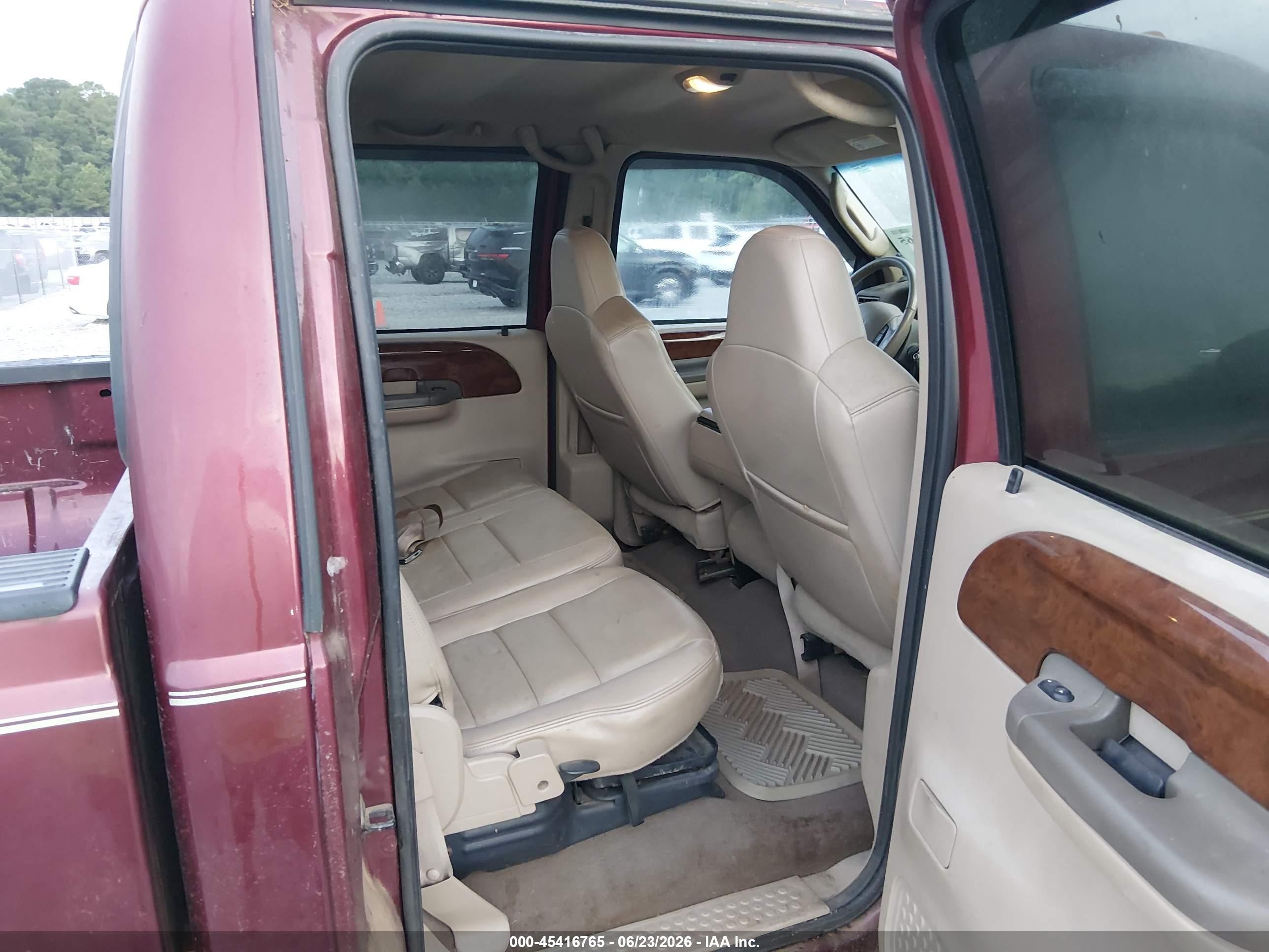 2004 Ford F-250 Lariat/xl/xlt Maroon vin: 1FTNW21P24EC43670