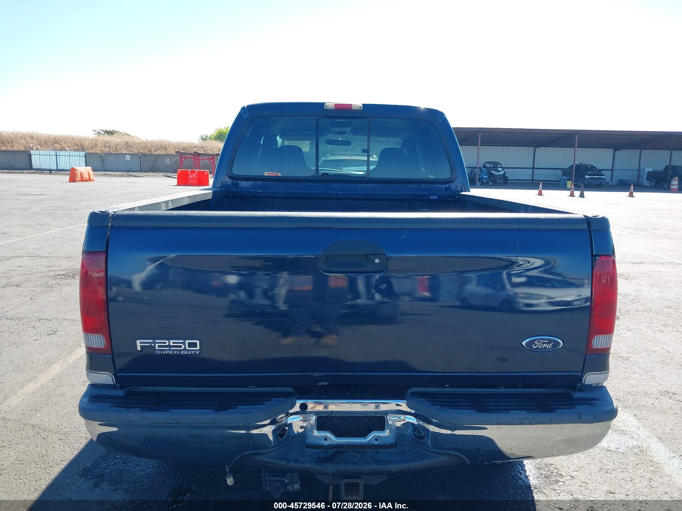 2004 Ford F-250 Lariat/xl/xlt Blue vin: 1FTNW21P24EC88964