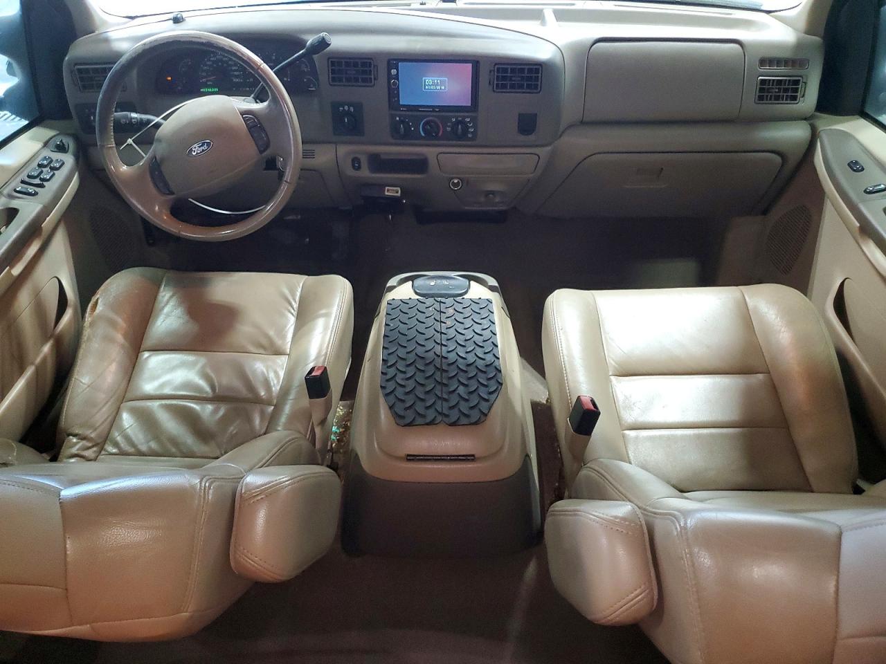 2004 Ford F250 Super Duty White vin: 1FTNW21P24ED16701