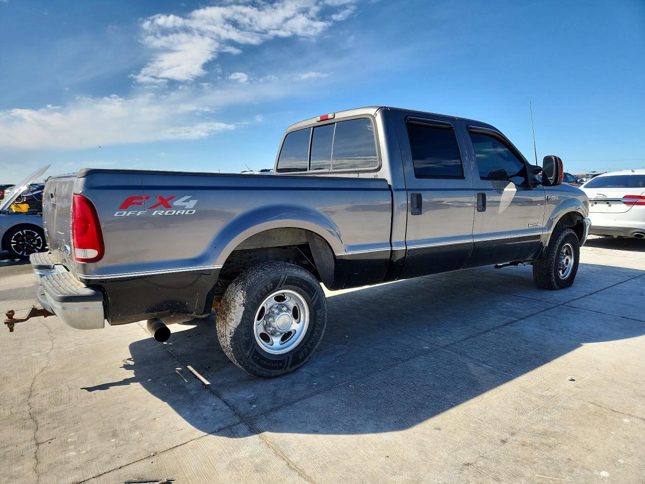 2003 Ford F250 Super Duty Gray vin: 1FTNW21P33EC29971