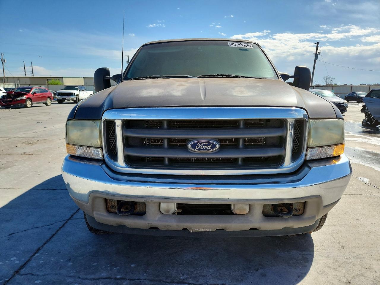 2003 Ford F250 Super Duty Gray vin: 1FTNW21P33EC29971