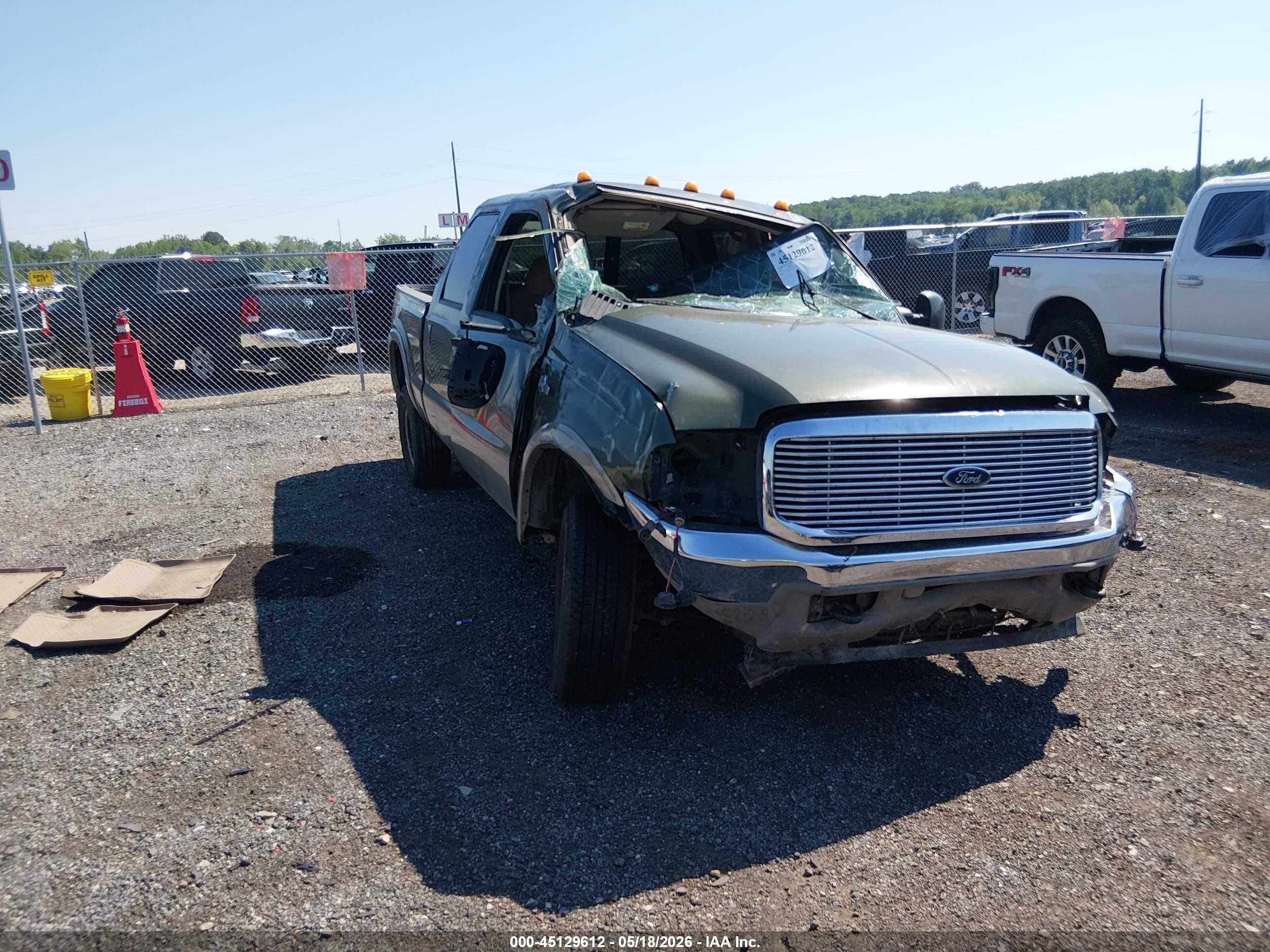 2003 Ford F-250 Lariat/xl/xlt Green vin: 1FTNW21P33EC65367