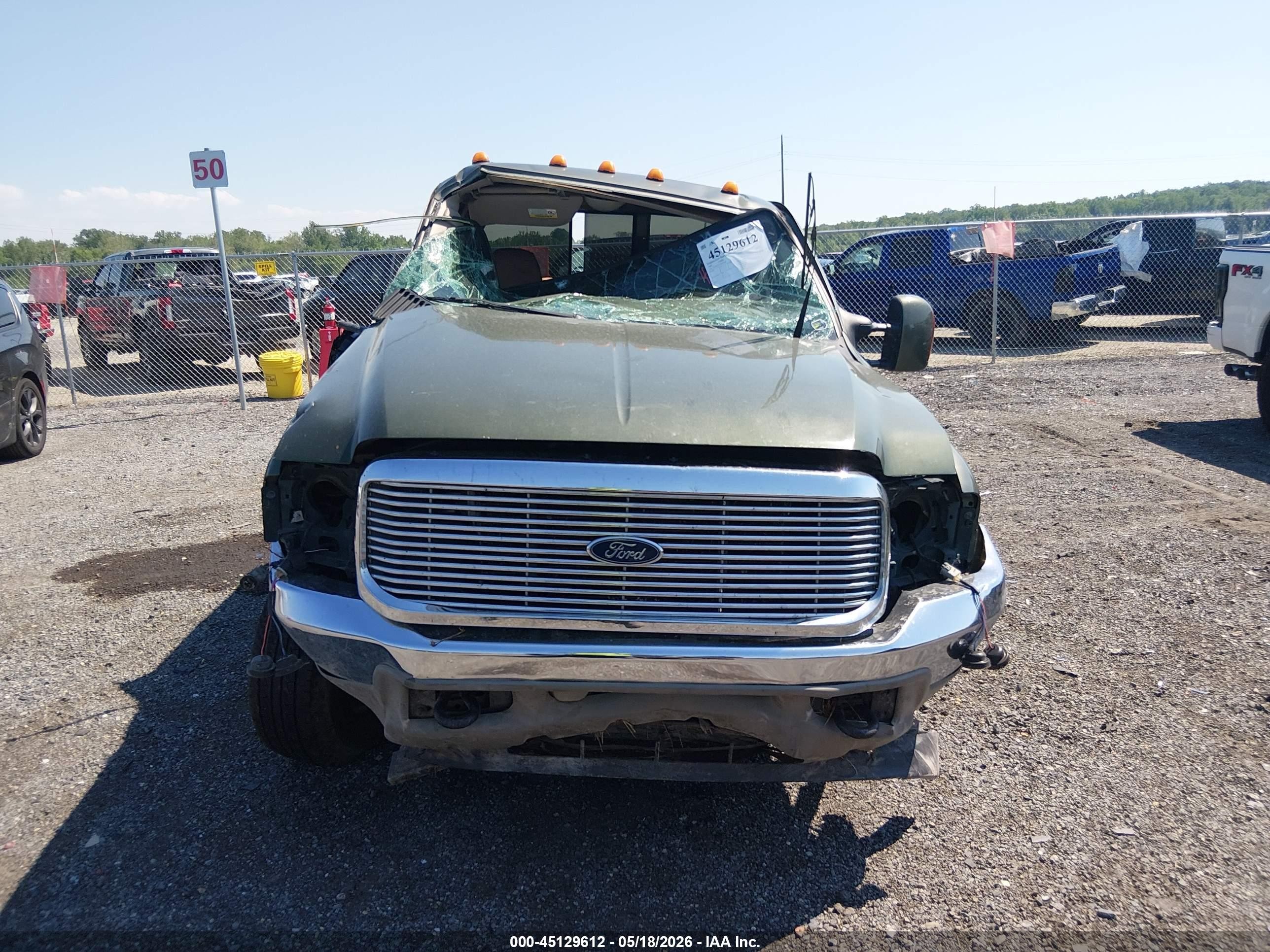 2003 Ford F-250 Lariat/xl/xlt Green vin: 1FTNW21P33EC65367