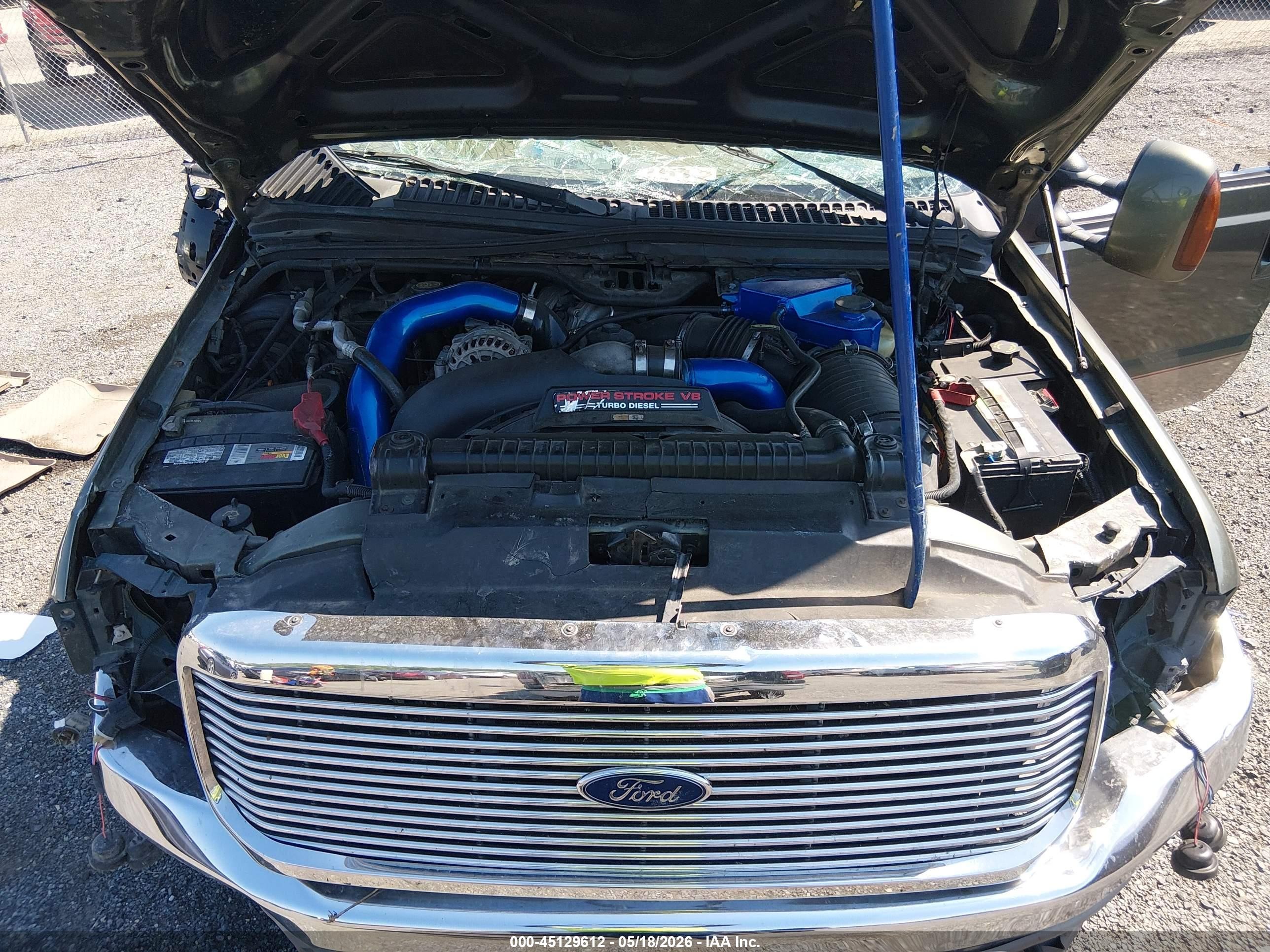 2003 Ford F-250 Lariat/xl/xlt Green vin: 1FTNW21P33EC65367