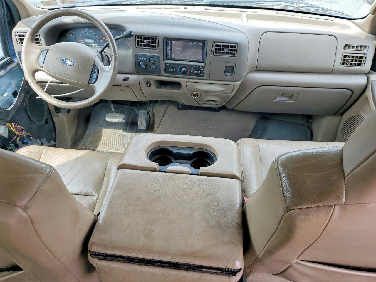 2004 Ford F250 Super Duty Blue vin: 1FTNW21P34ED86997