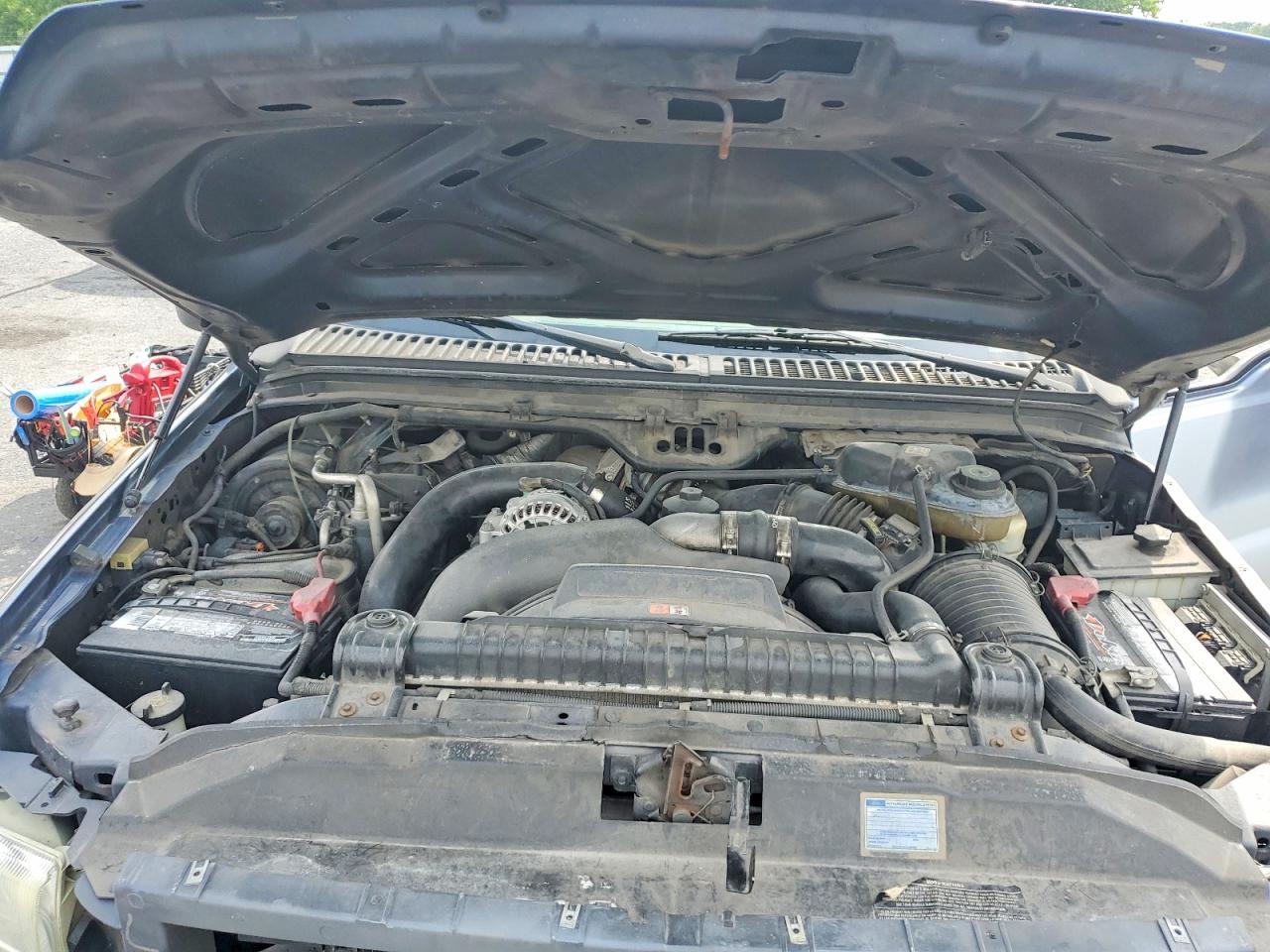 2004 Ford F250 Super Duty Blue vin: 1FTNW21P34ED86997