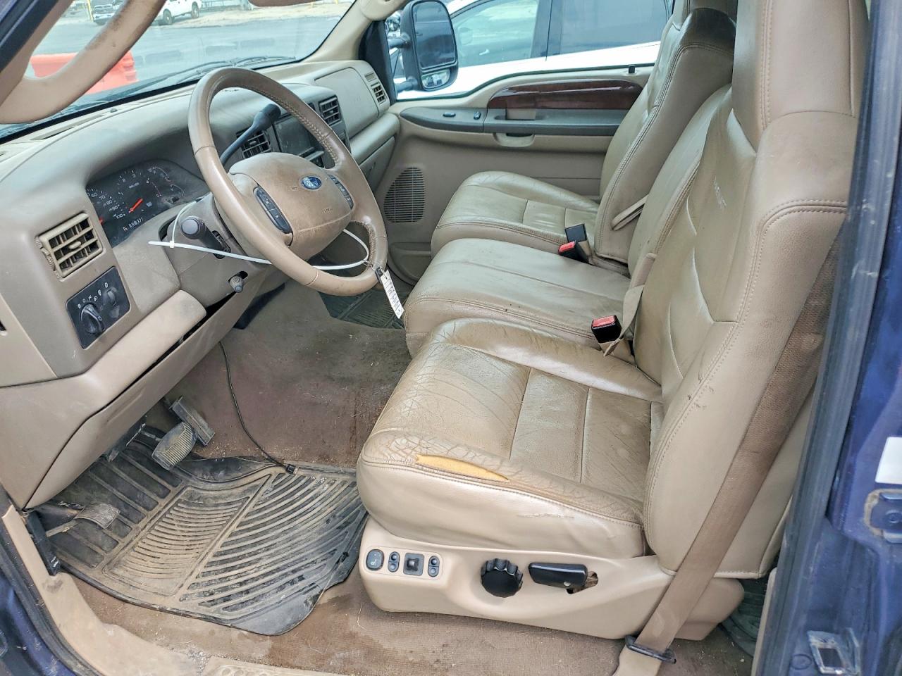 2004 Ford F250 Super Duty Blue vin: 1FTNW21P34ED86997