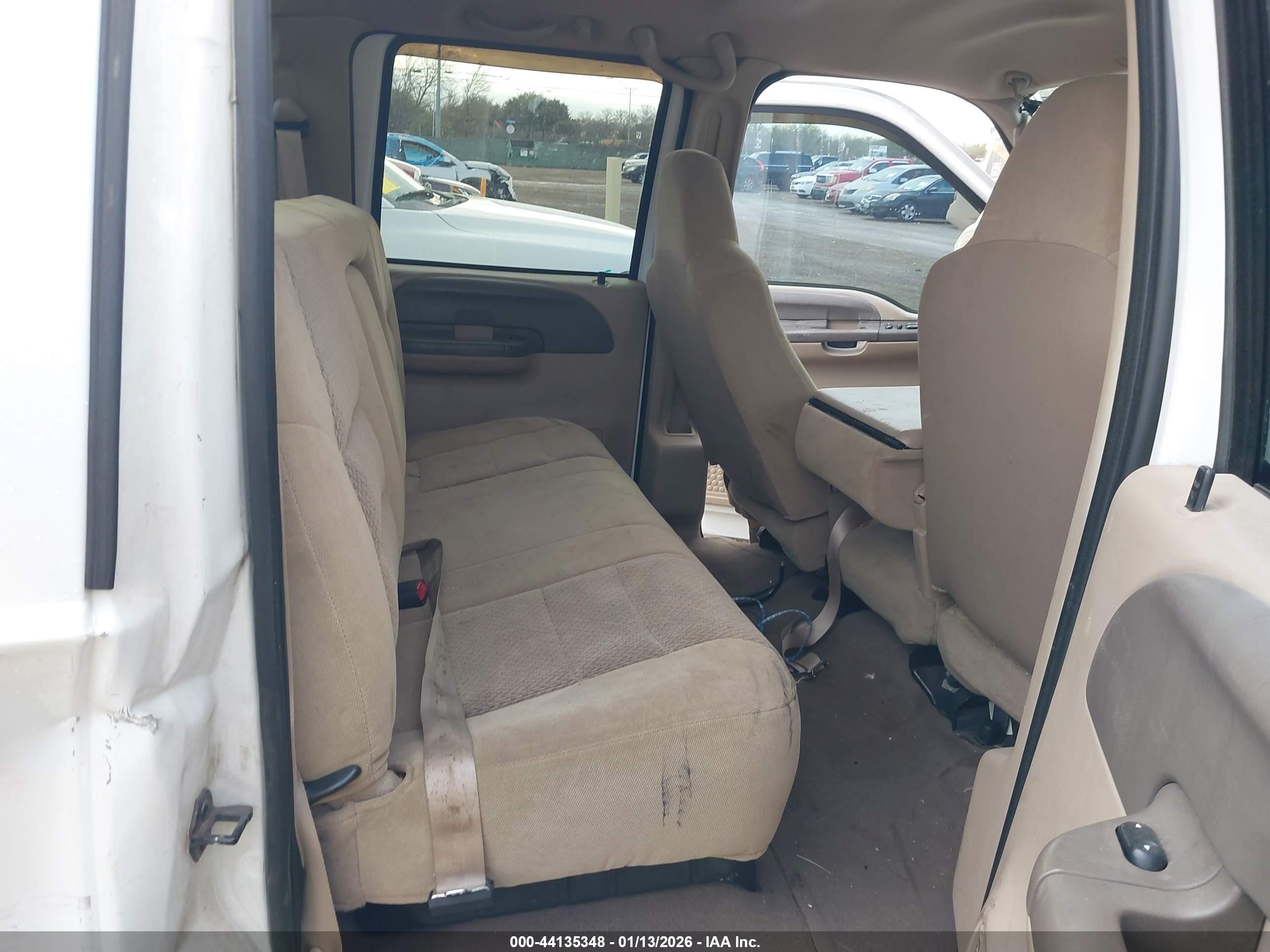 2003 Ford F-250 Lariat/xl/xlt White vin: 1FTNW21P43EC75955